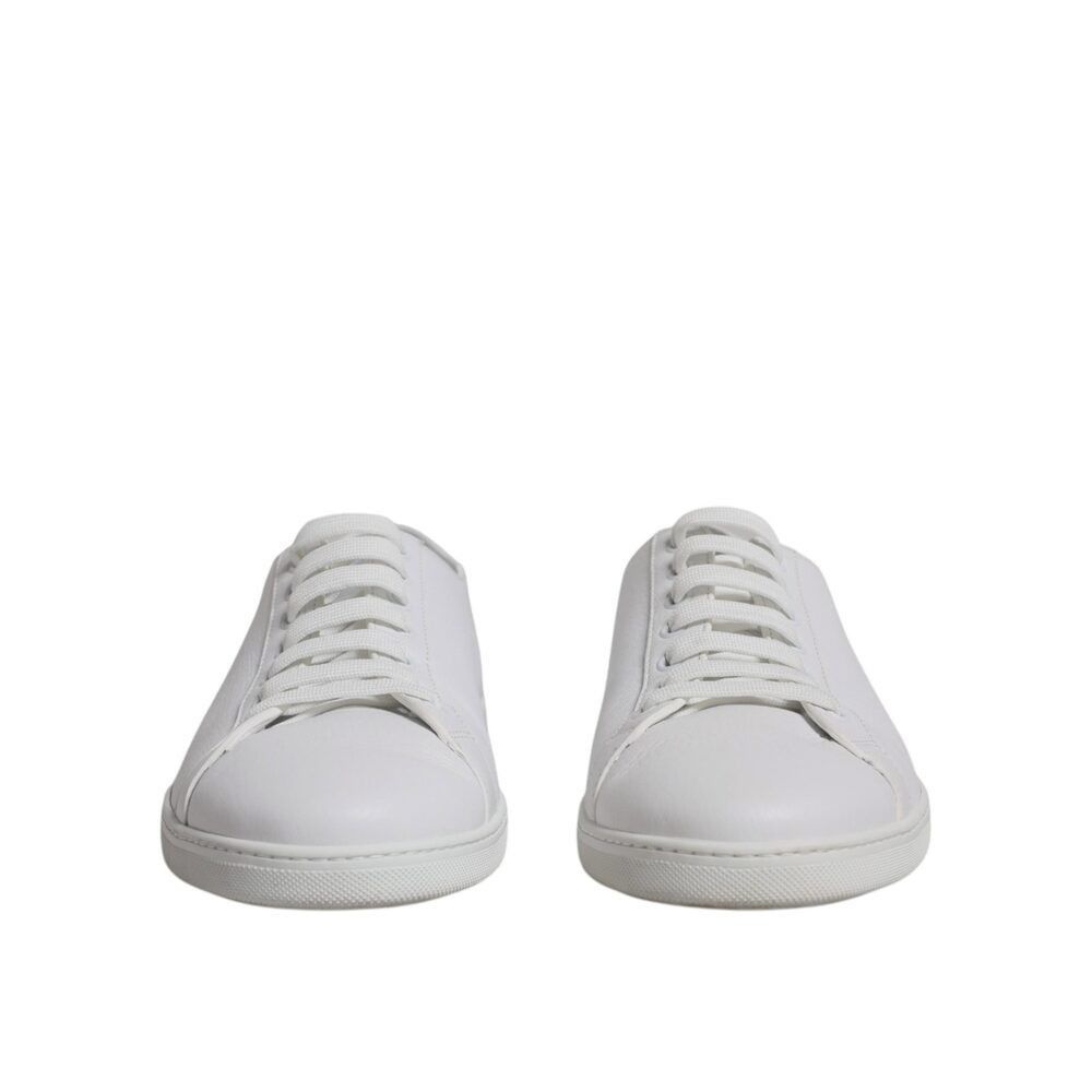 Dolce & Gabbana Dolce & Gabbana White Low Top Men Saint Tropez Sneakers Shoe Size US 12 / EU 45 - 2 Thumbnail