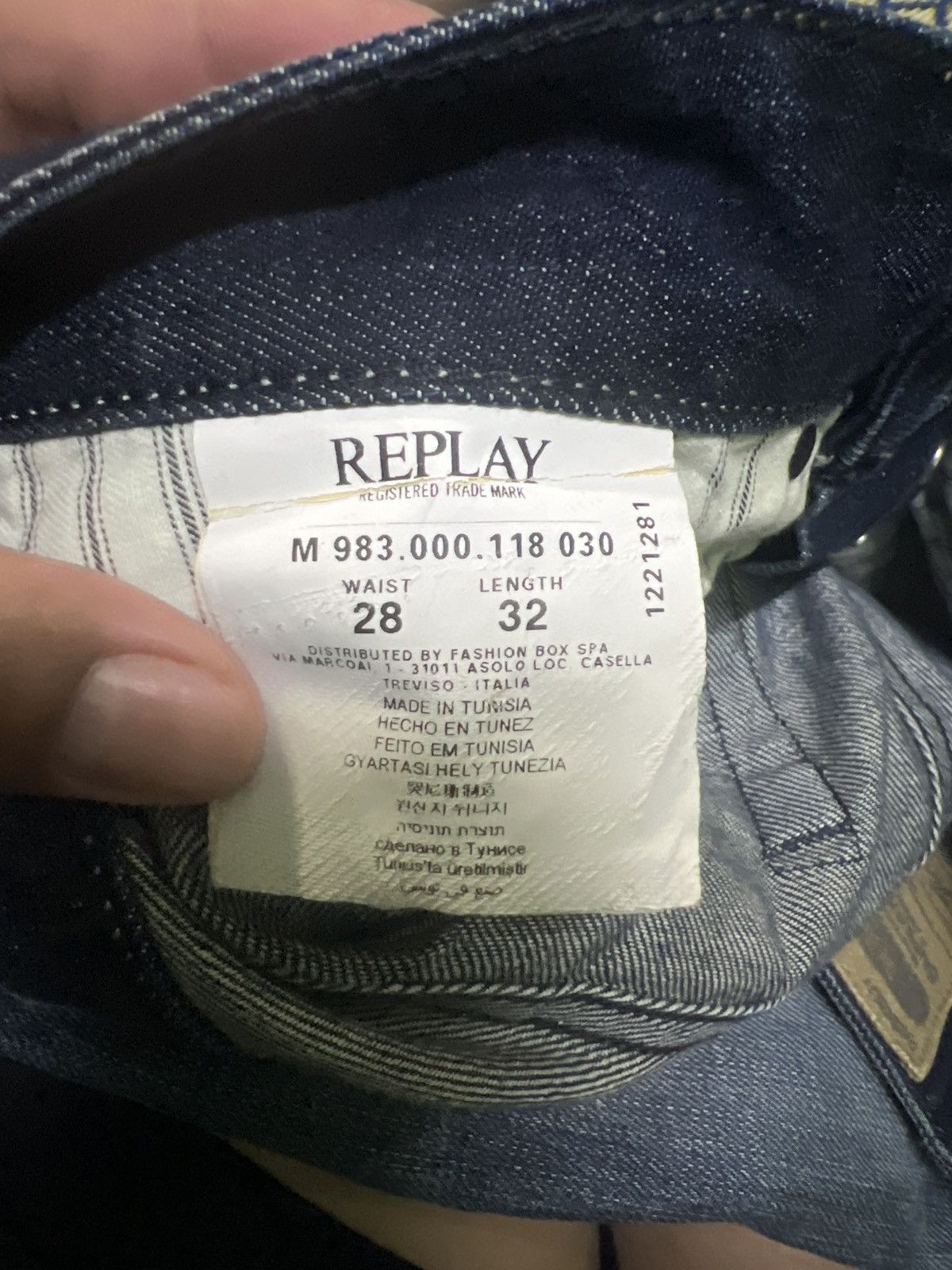 Replay Replay Waitom Denim Jeans Size 30 Size US 30 / EU 46 - 12 Thumbnail