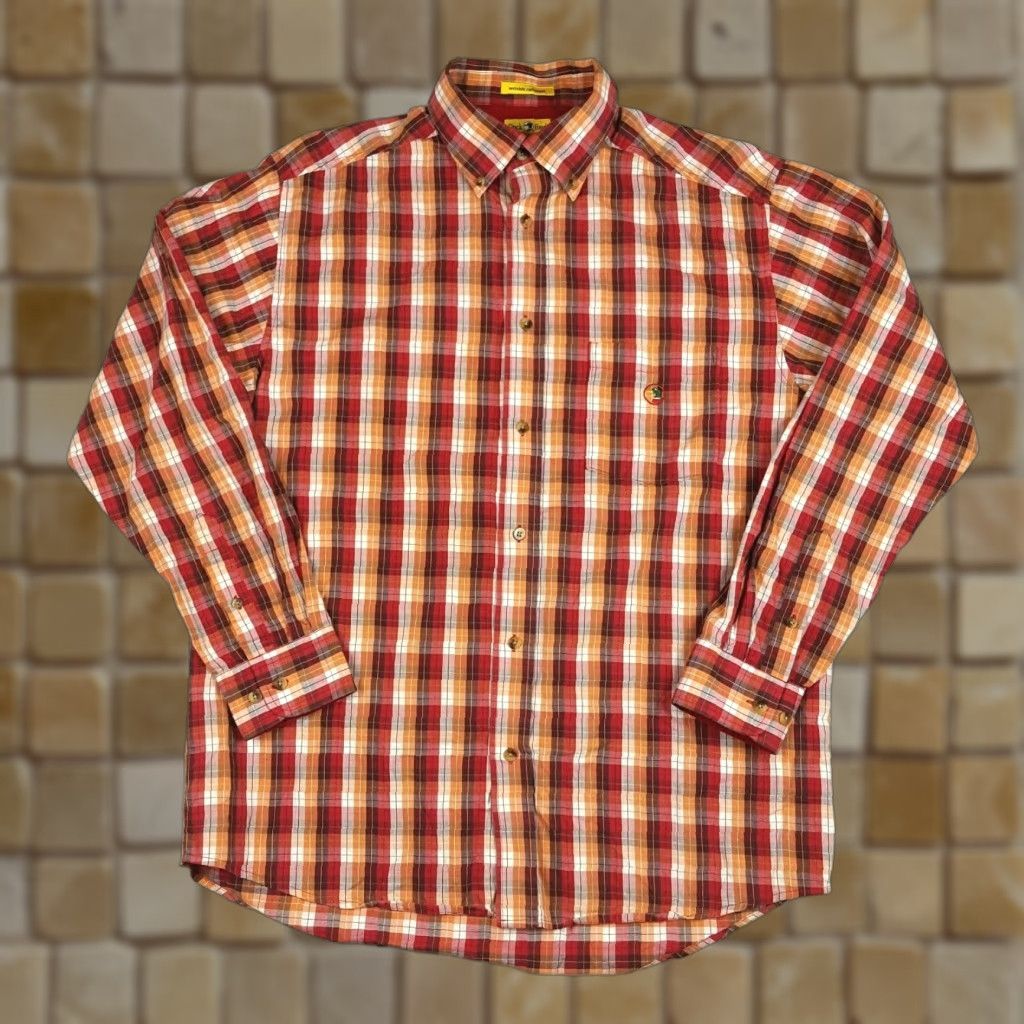 Vintage VINTAGE Duck Head Plaid Men's XL Long Sleeve Button-Up Work Shirt Size 46R - 1 Thumbnail