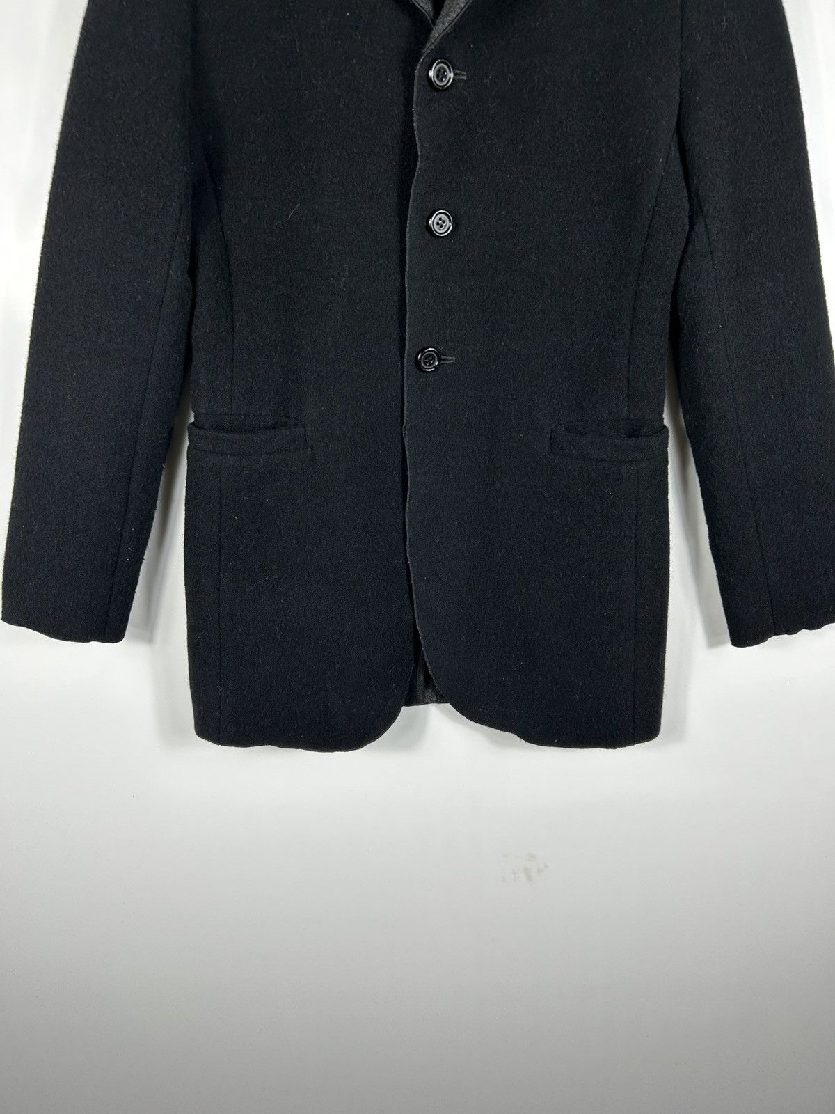 Designer × Japanese Brand × Yohji Yamamoto 🔥Ined Yohji Yamamoto Wool Single Breast Size XS / US 0-2 / IT 36-38 - 5 Thumbnail