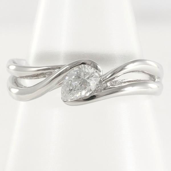 Other Other PT900 Platinum Diamond Ring 11.5 Size Metal Ring in Great Condition Size ONE SIZE - 1 Thumbnail
