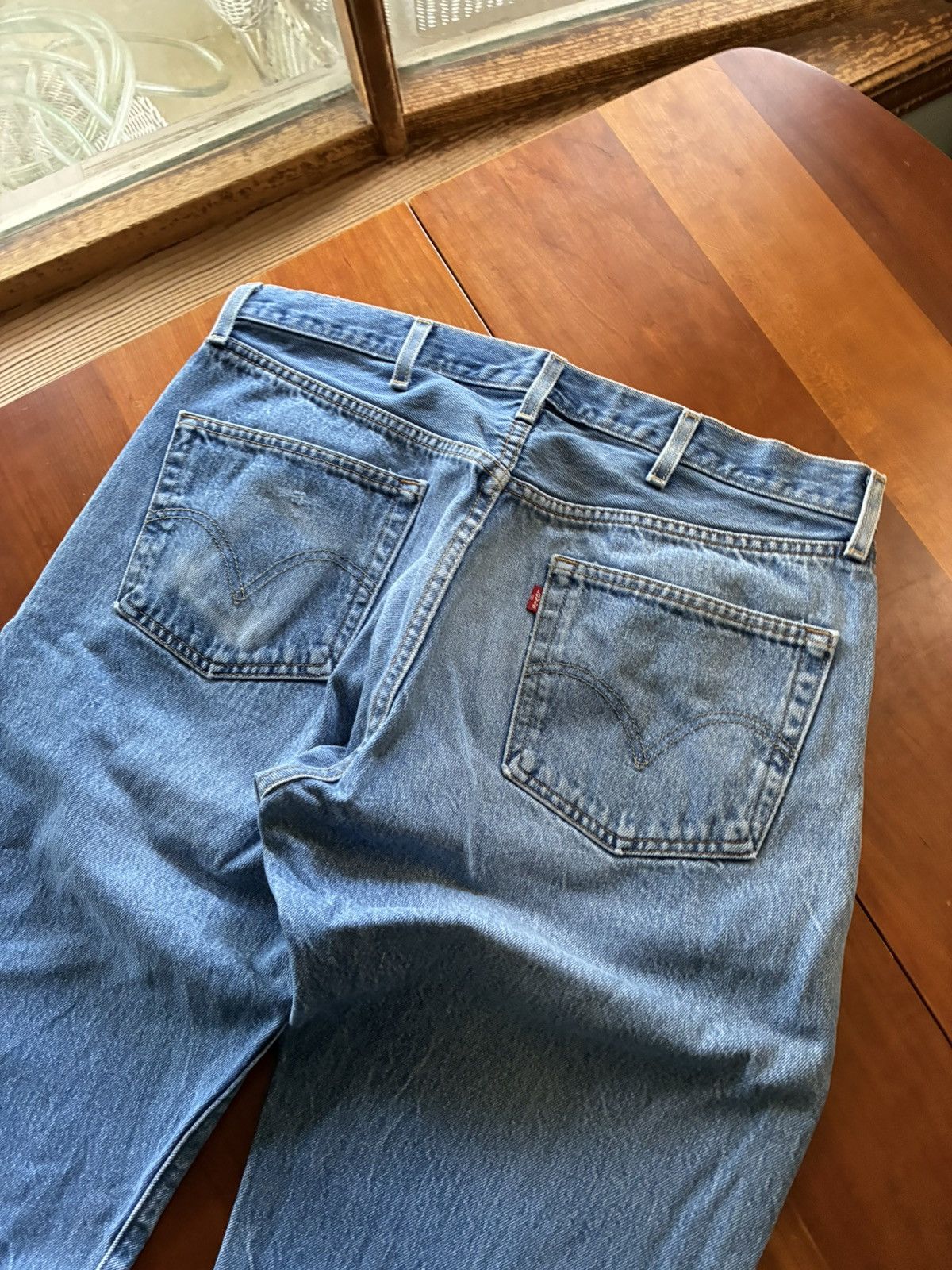 Levi's Vintage faded Levis 501 denim jeans Size US 35 - 5 Thumbnail