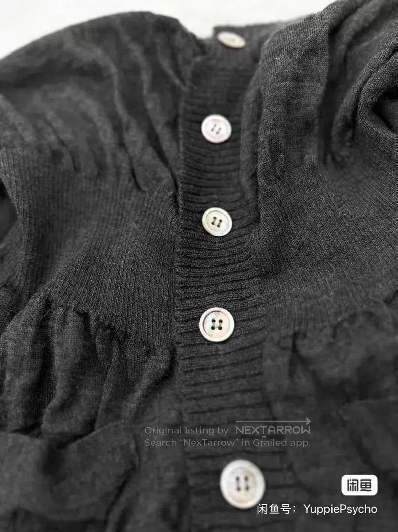 Comme des Garcons Comme des Garcons Wool Knit Sweater Cardigan Dress Size S / US 4 / IT 40 - 8 Thumbnail