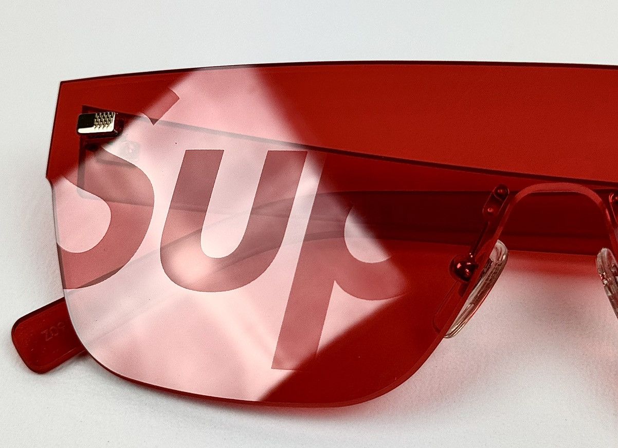 Louis Vuitton × Supreme Louis Vuitton - Supreme - AW2017 - City Mask Sunglasses Size ONE SIZE - 6 Thumbnail