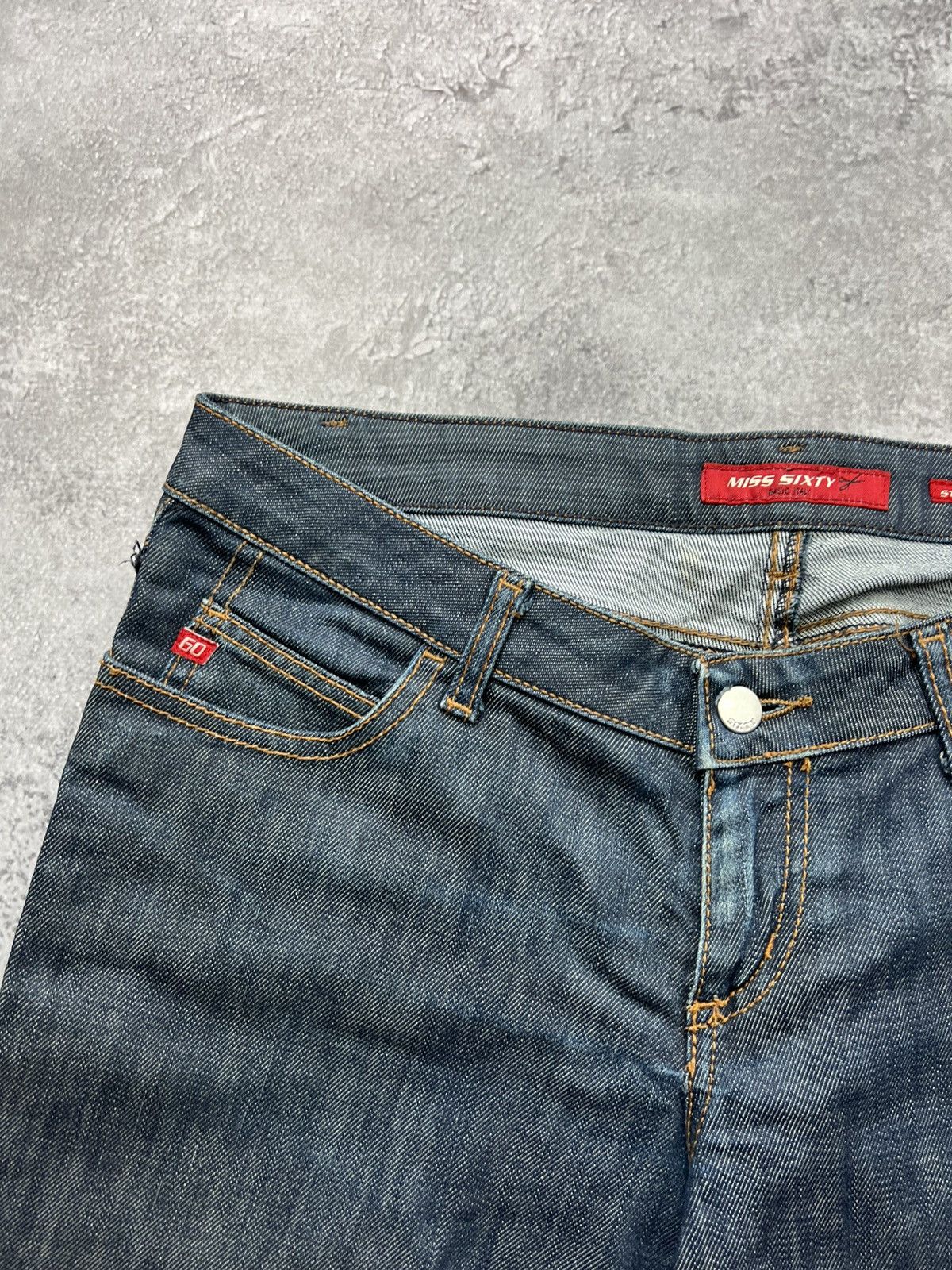 Miss Sixty Miss Sixty Womens Blue Denim Pants Jeans Flared Size 31" - 4 Thumbnail