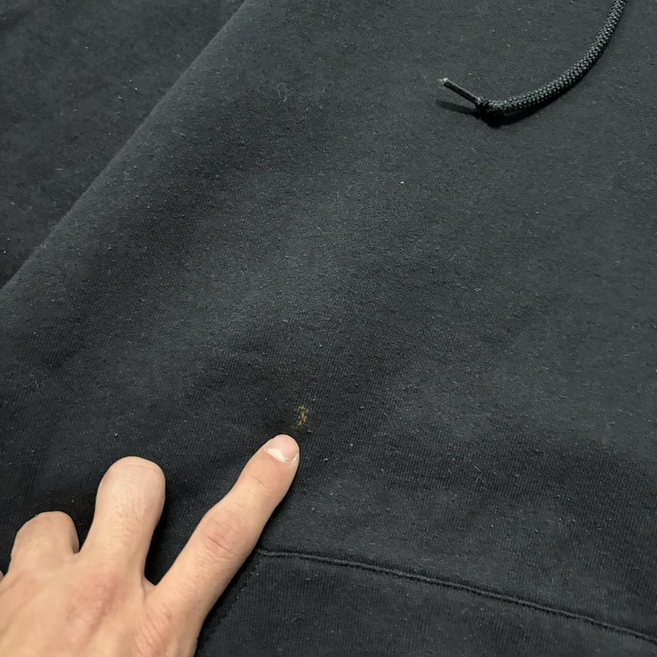 Russell Athletic × Vintage Crazy Vintage Y2K/2000s Black Russell U.S. Marine Corps Surf Hoodie! Size US XL / EU 56 / 4 - 6 Thumbnail