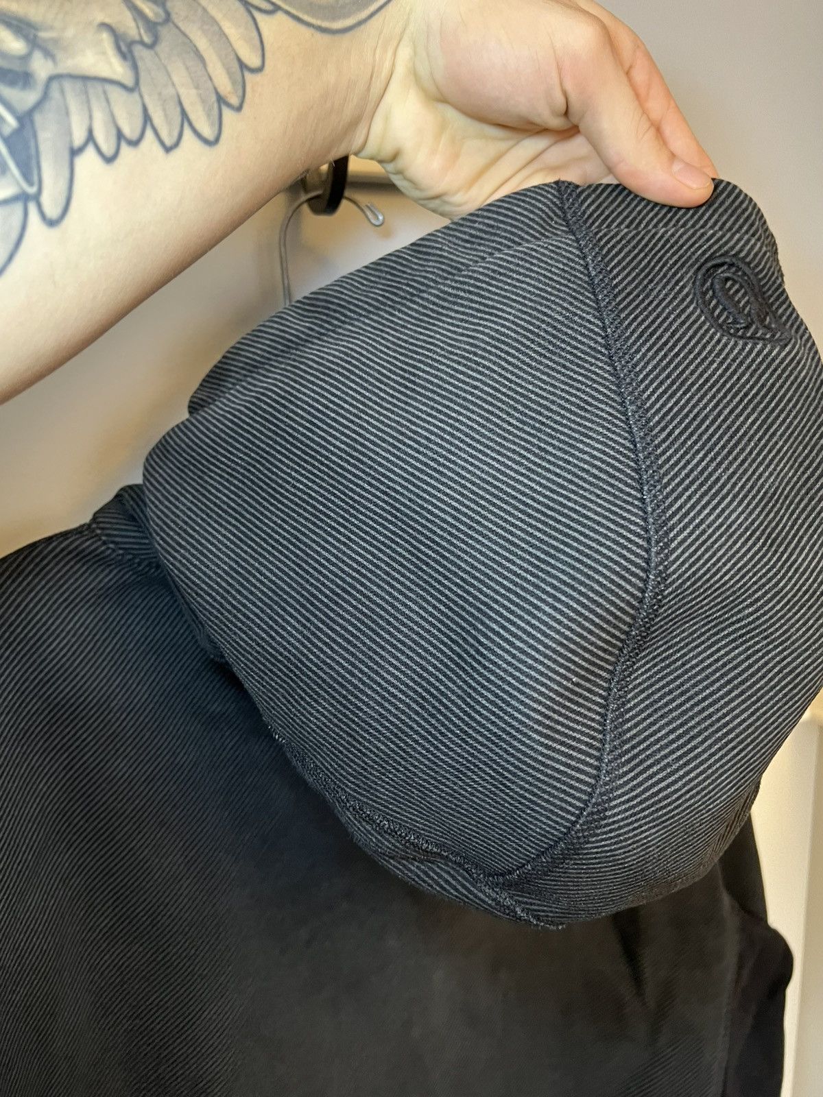 Lululemon Vintage Lululemon striped scuba high neck zip-up hoodie Size US XL / EU 56 / 4 - 11 Thumbnail