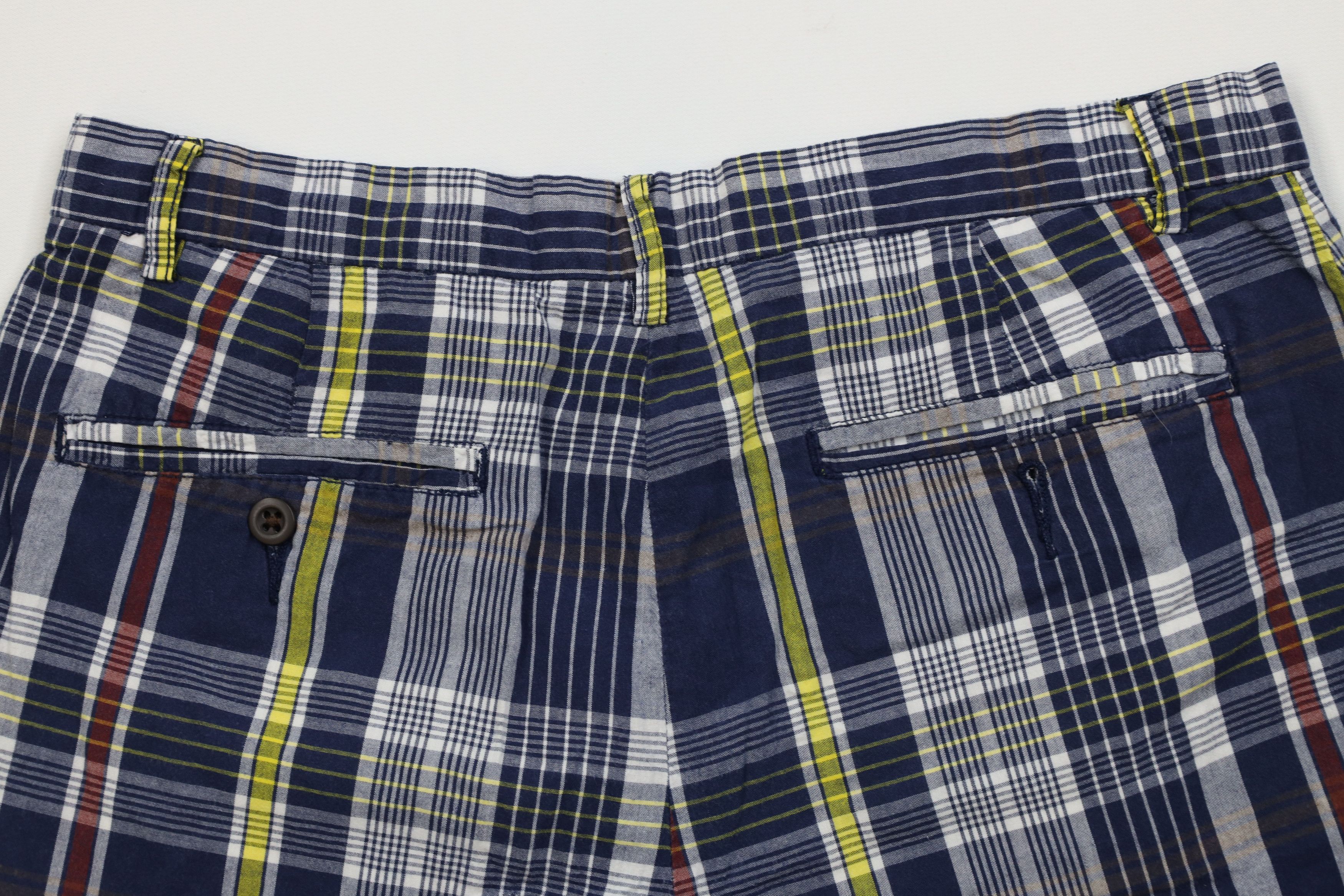 Ralph Lauren Vintage 90s Ralph Lauren Madras Plaid Chino Shorts Cotton Size US 30 / EU 46 - 9 Thumbnail