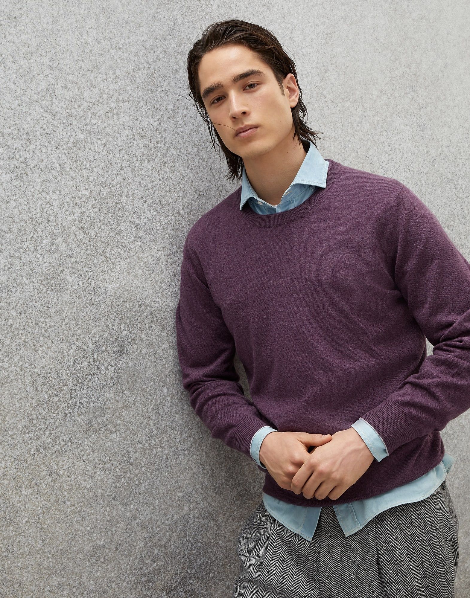o1w1db10924 Cashmere Sweater in Marron