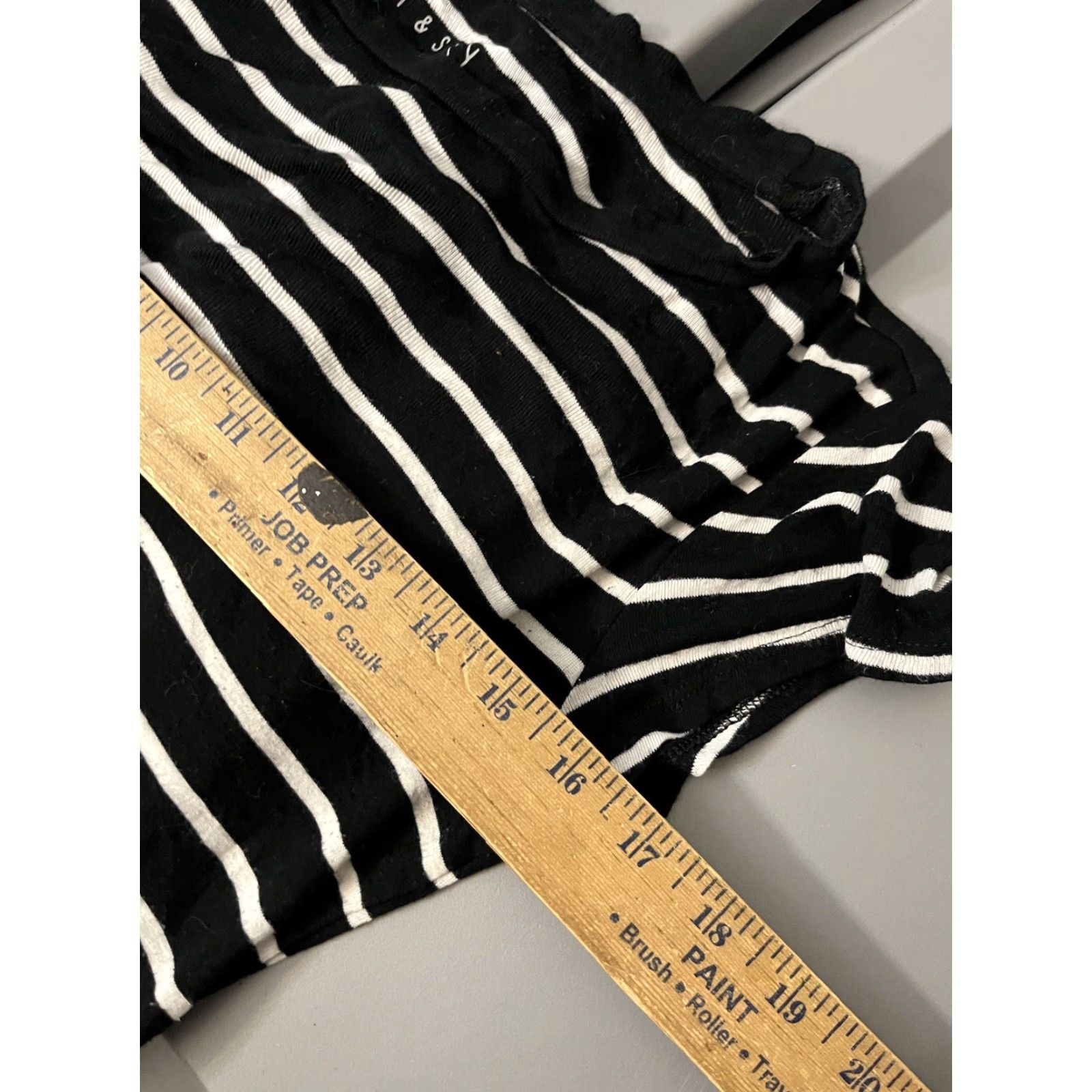 American Eagle Outfitters VINTAGE American Eagle Crew Neck Striped T-Shirt Women XS Black Short Sleeve Size XS / US 0-2 / IT 36-38 - 5 Thumbnail