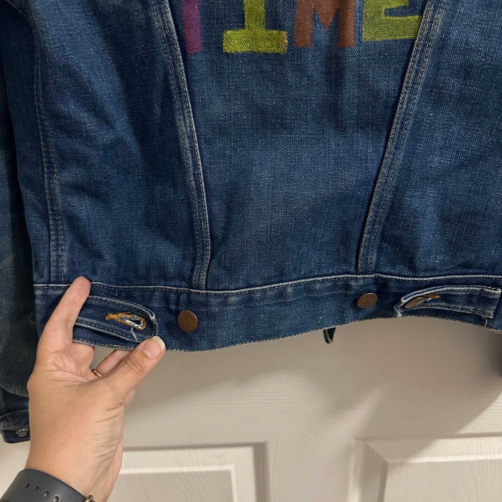 Wrangler RARE Vintage Wrangler 60s 70s Distressed Denim Jacket sz 36 Size US S / EU 44-46 / 1 - 9 Thumbnail