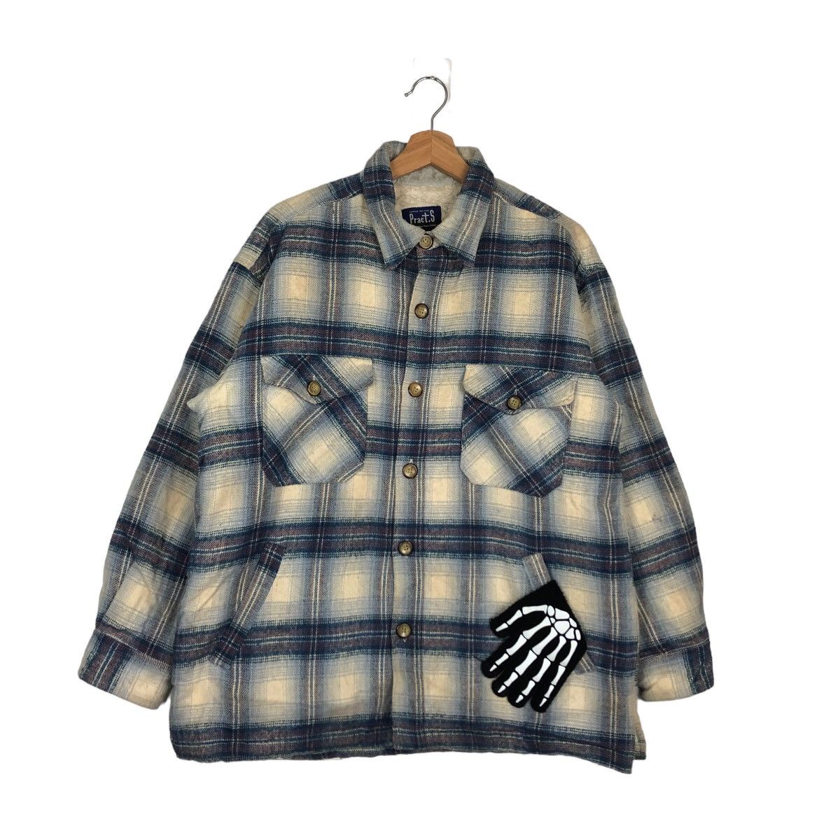 Flannel ☄️VINTAGE FLANNEL JACKET PRACT STUDIO ISSEY MIYAKE JAPAN Size US M / EU 48-50 / 2 - 1 Thumbnail