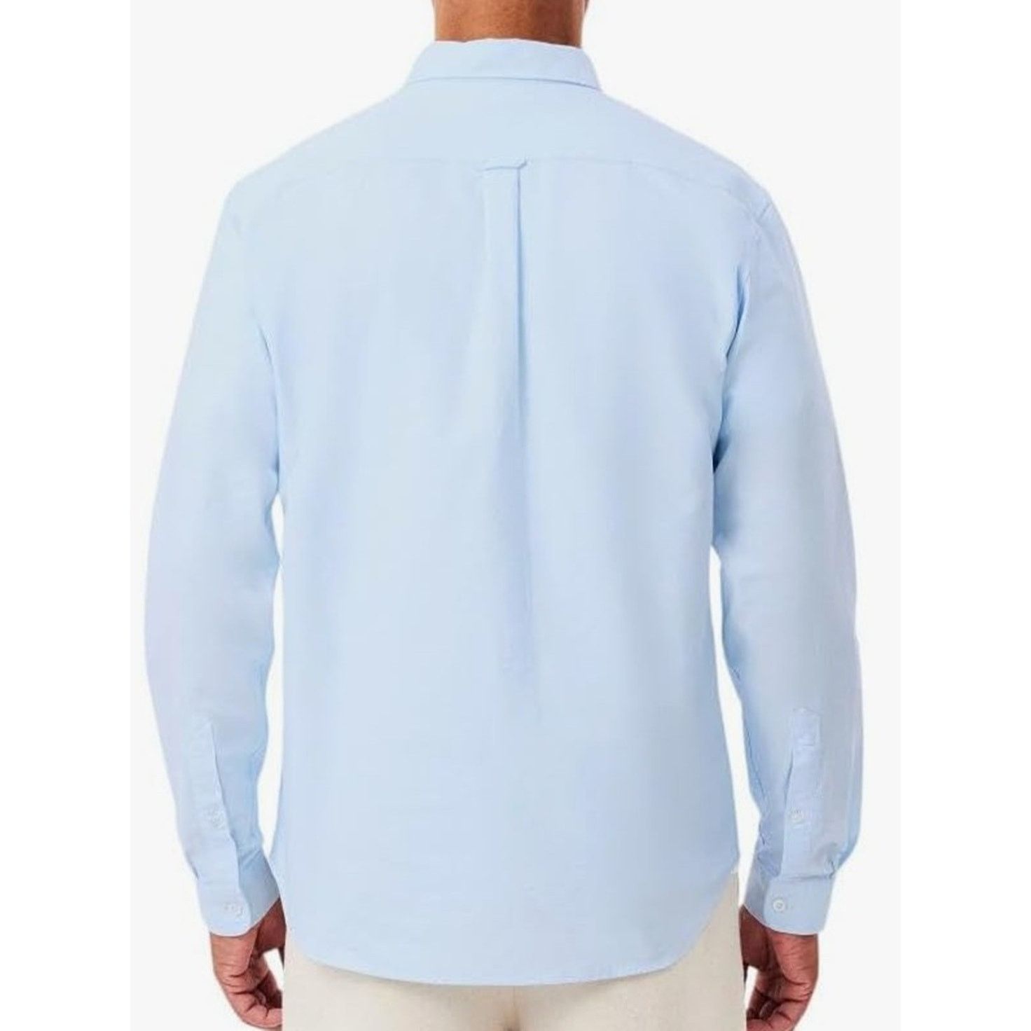 Lacoste Lacoste Men's Long Sleeve Oxford Regular Woven Shirt Blue S Size US S / EU 44-46 / 1 - 3 Thumbnail