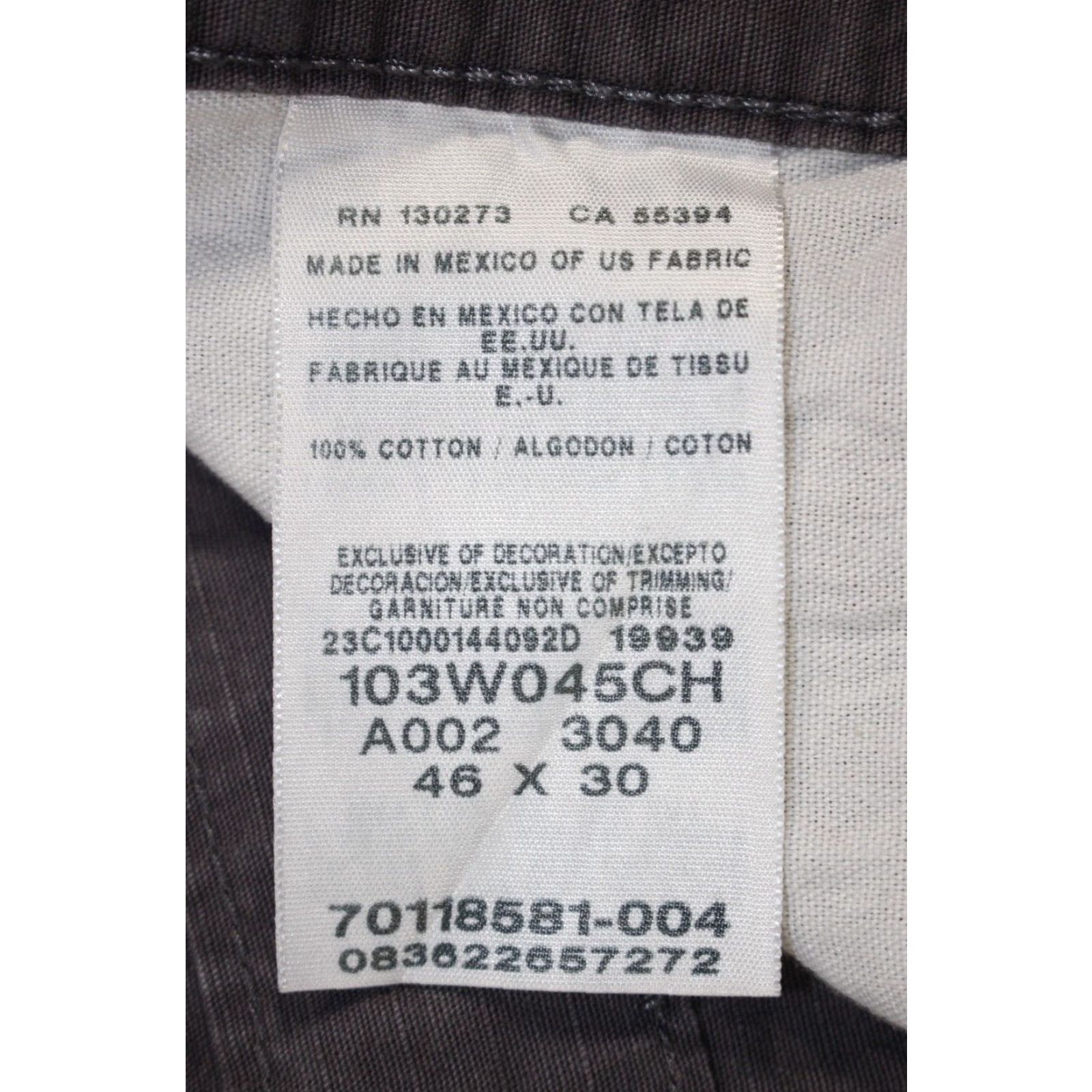 Wrangler Wrangler Riggs Workwear Technician Ripstop Pants Charcoal Gray Men's 46x30 Size US 30 / EU 46 - 7 Thumbnail