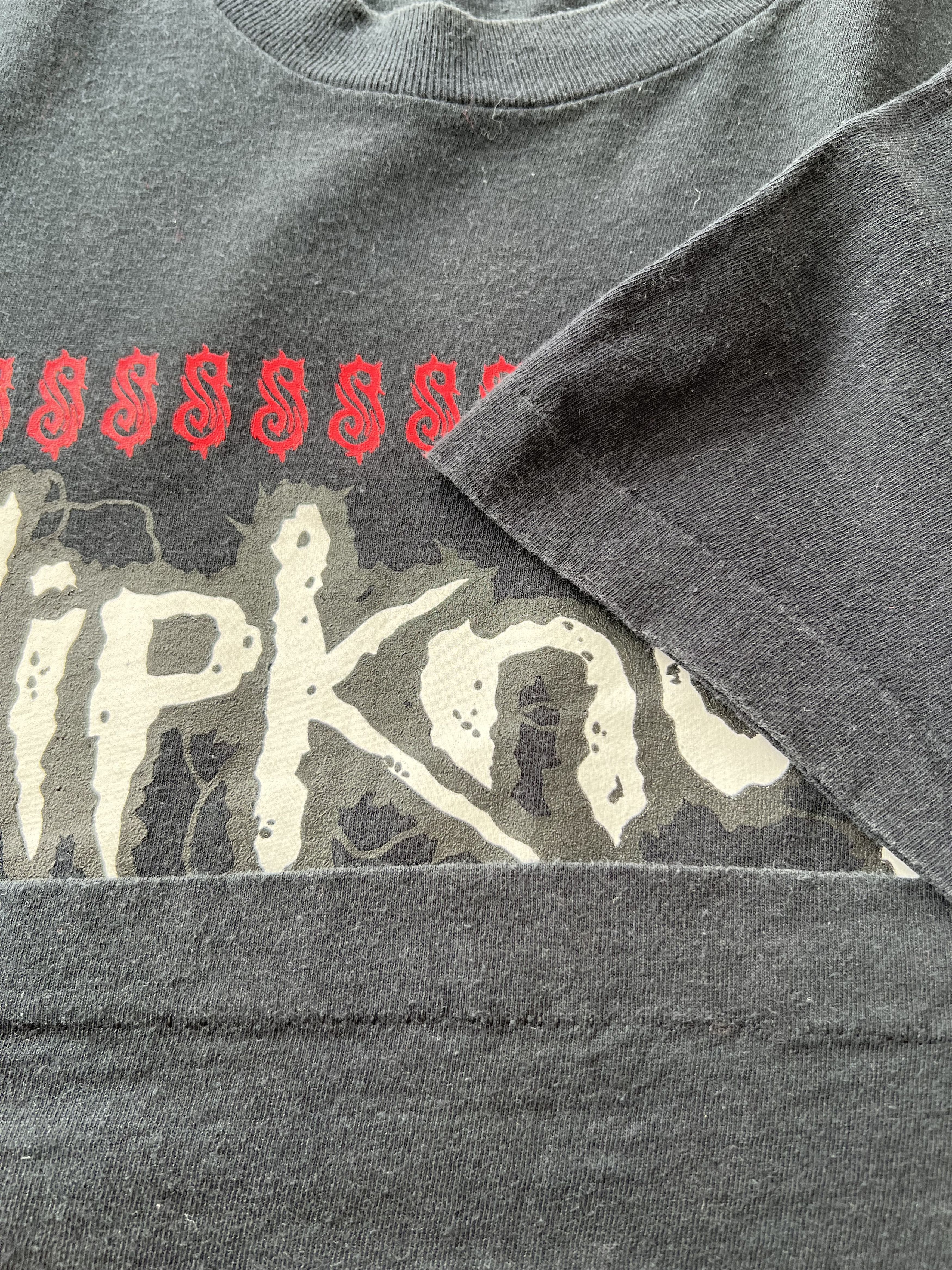 Band Tees Vintage 1999 Slipknot Spit it Out Nu Metal Band T-shirt Size US XL / EU 56 / 4 - 8 Thumbnail