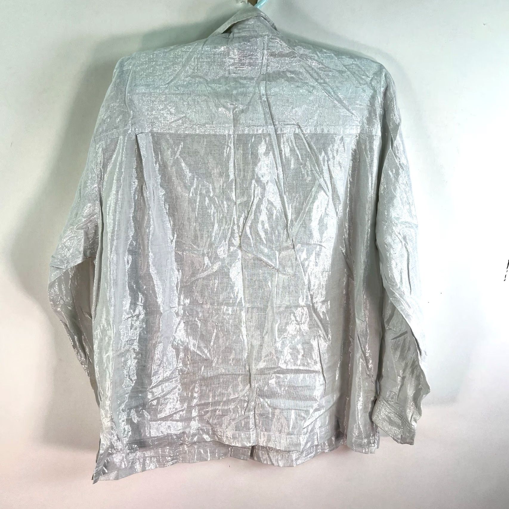 Vintage VINTAGE Russ Western Shirt Women's Size L Silver Metal Button-Up Cowgirl Style 90s Size L / US 10 / IT 46 - 5 Thumbnail
