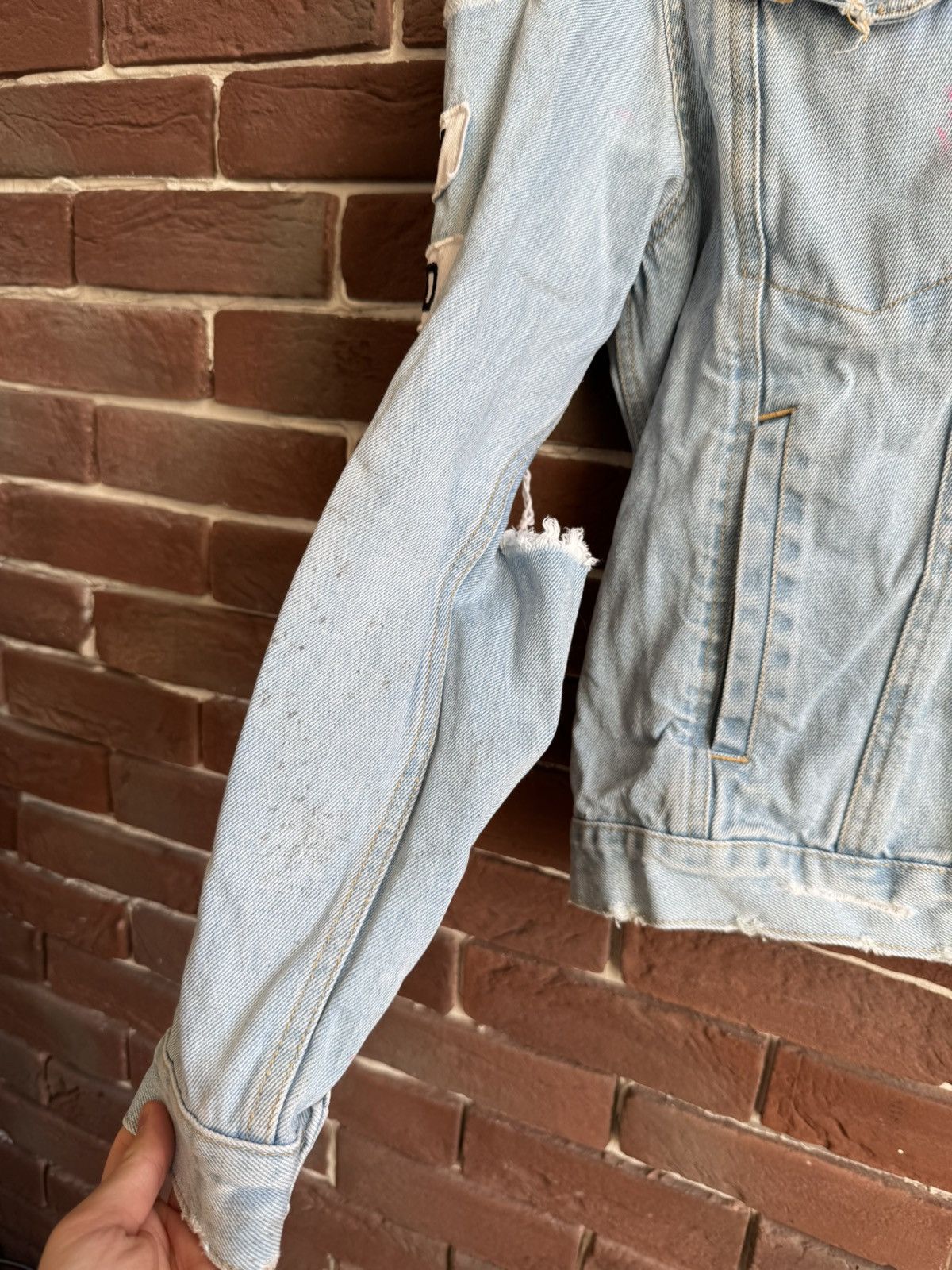 Misbhv Misbhv Denim Jacket Where Is My Mind Distressed Small Size US S / EU 44-46 / 1 - 6 Thumbnail