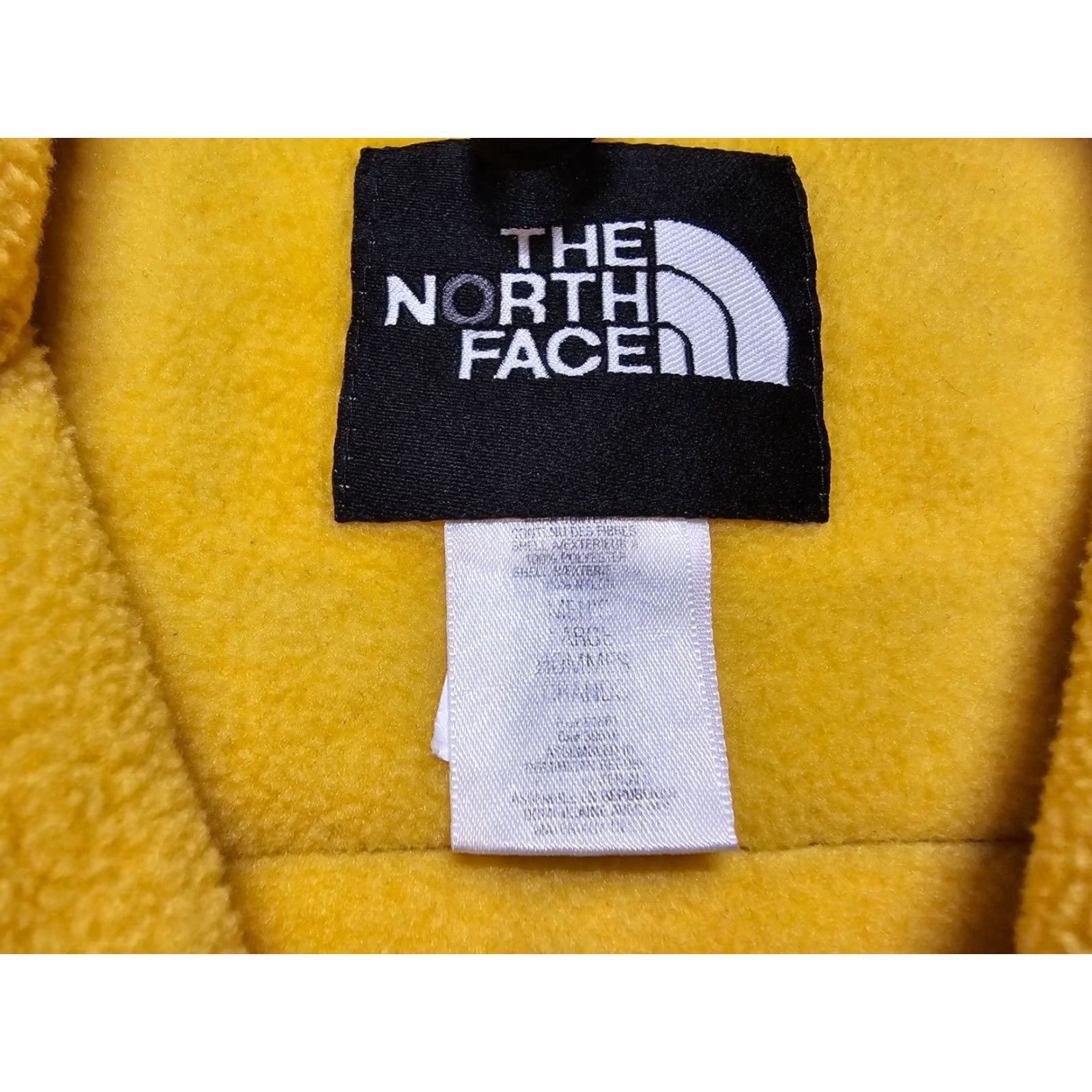 The North Face VINTAGE The North Face Denali Vest Mens Large Yellow Fleece Vest 90s Denali Yellow Vest Mens Large Size US L / EU 52-54 / 3 - 5 Thumbnail
