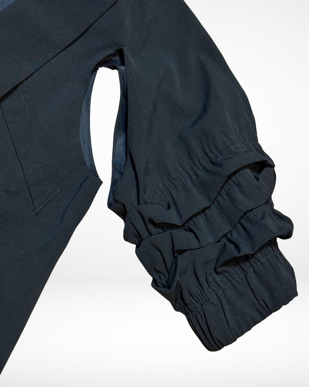 Tricot Comme des Garcons SS93 Tricot Armpit Slit Ruffled Kimono Cardigan Size M / US 6-8 / IT 42-44 - 4 Thumbnail