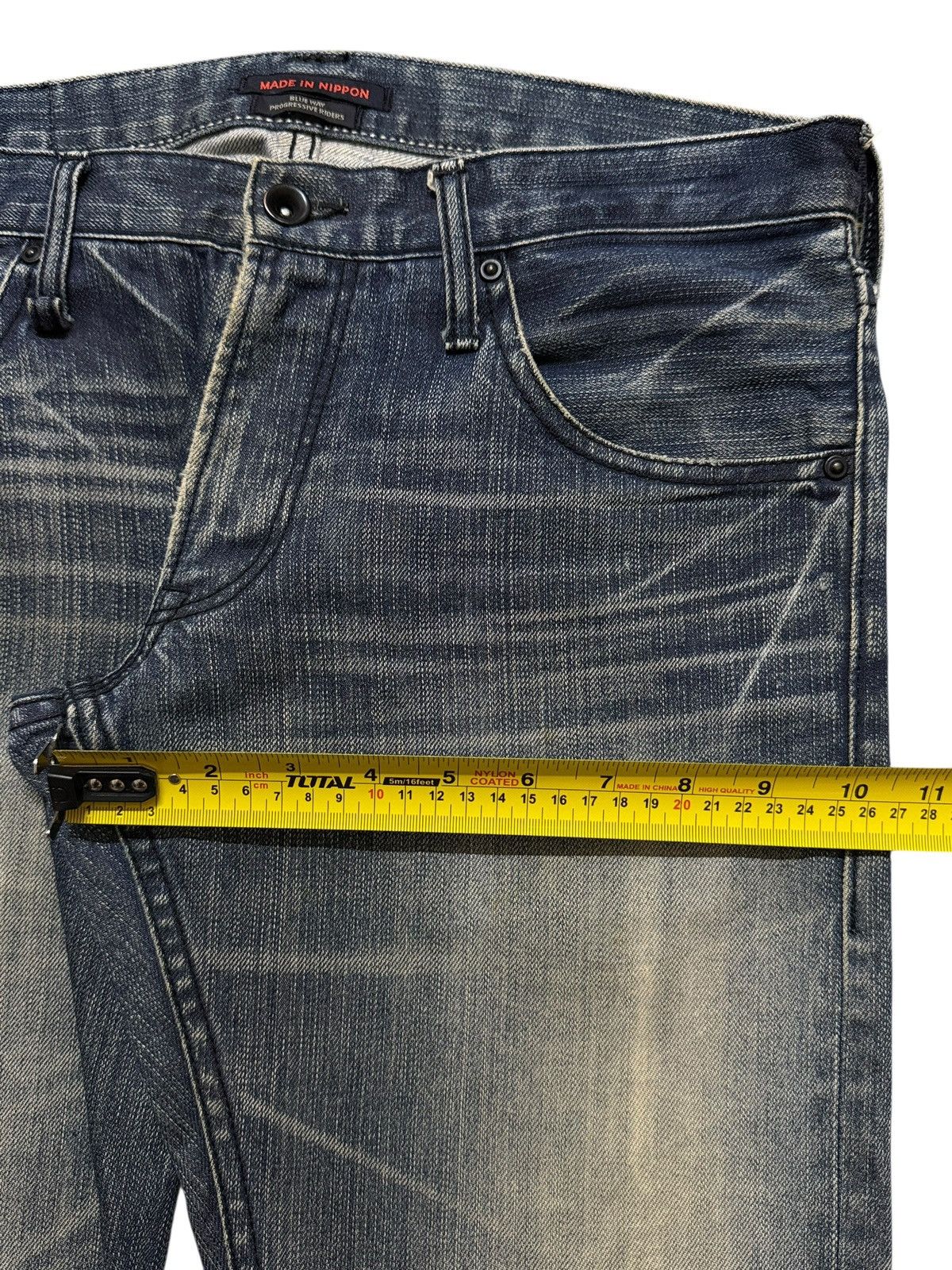 semanticdesign Vintage 90s Japanese Brand Faded Wash Distress Straight Leg Size US 31 - 13 Thumbnail