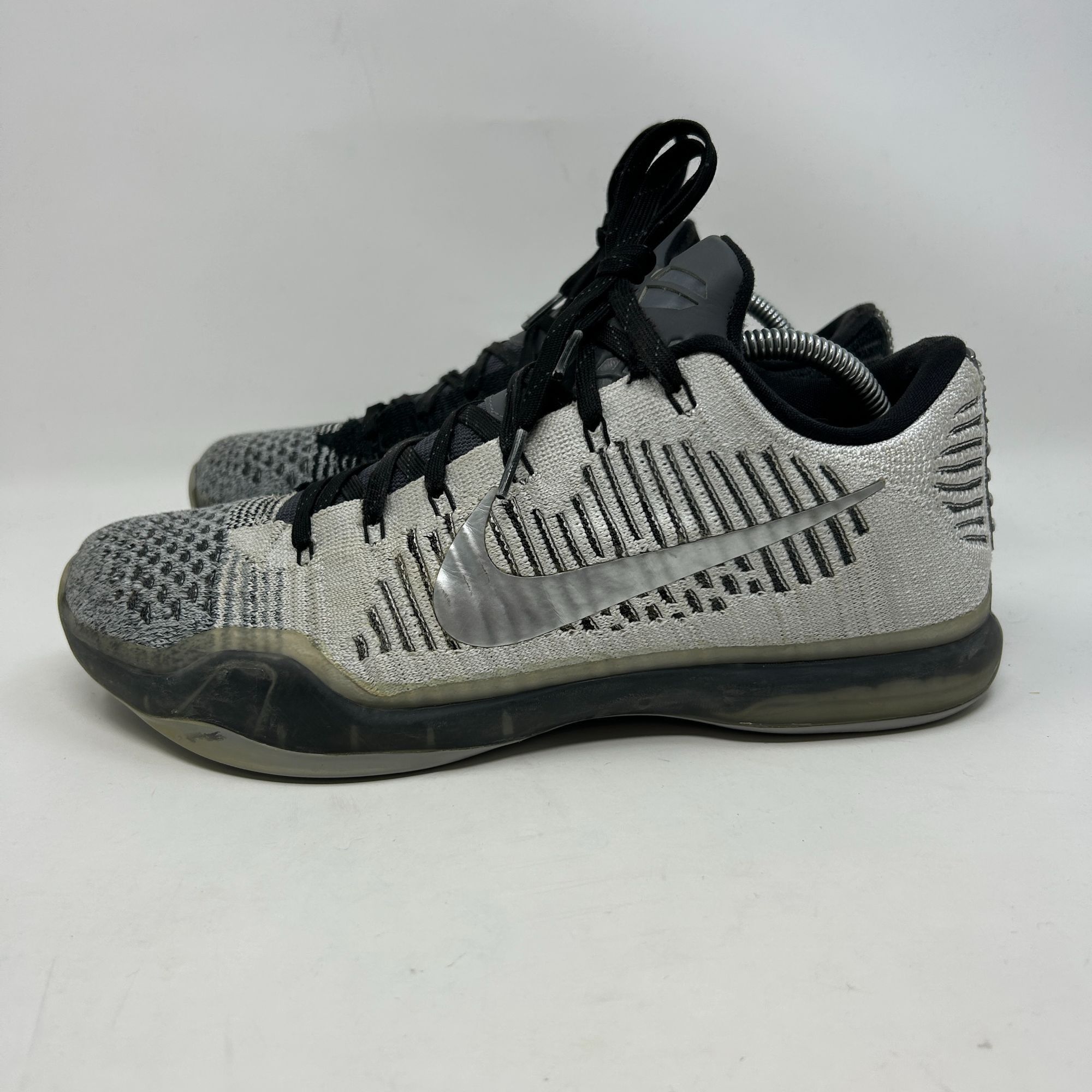 Nike Nike Kobe X Elite Low Grey Black Mens Basketball Shoes Size US 10 / EU 43 - 1 Thumbnail