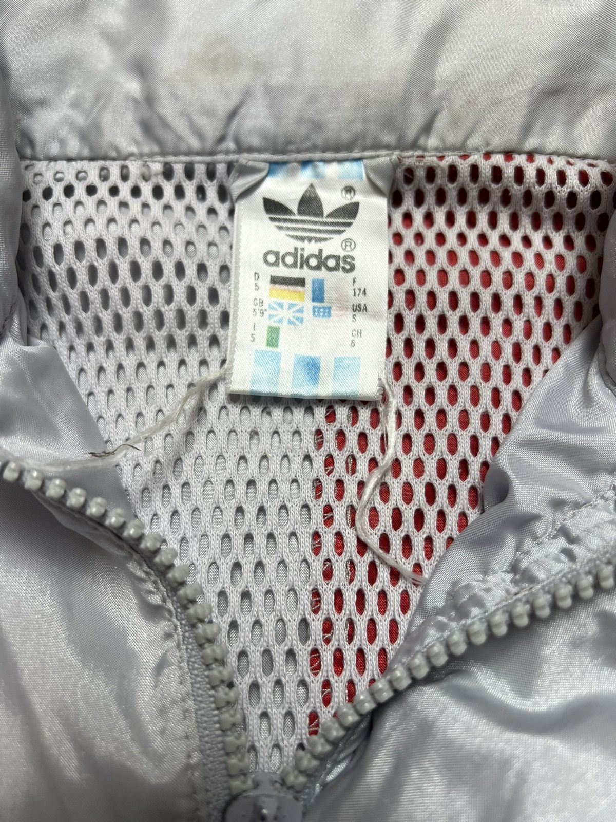 Vintage Vintage 90s Adidas Retro Nylon Track Suit Drill Y2K Jacket Size US S / EU 44-46 / 1 - 5 Thumbnail