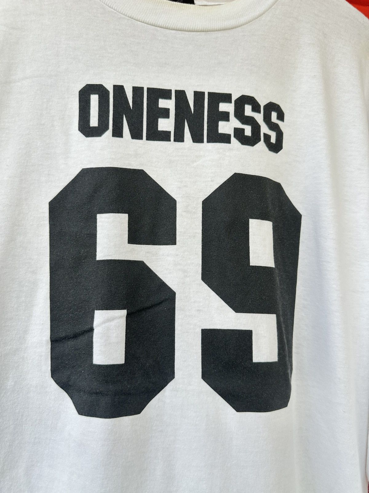 Japanese Brand Vintage 90s Oneness 69 LS Japan Band Tee Size US L / EU 52-54 / 3 - 3 Thumbnail