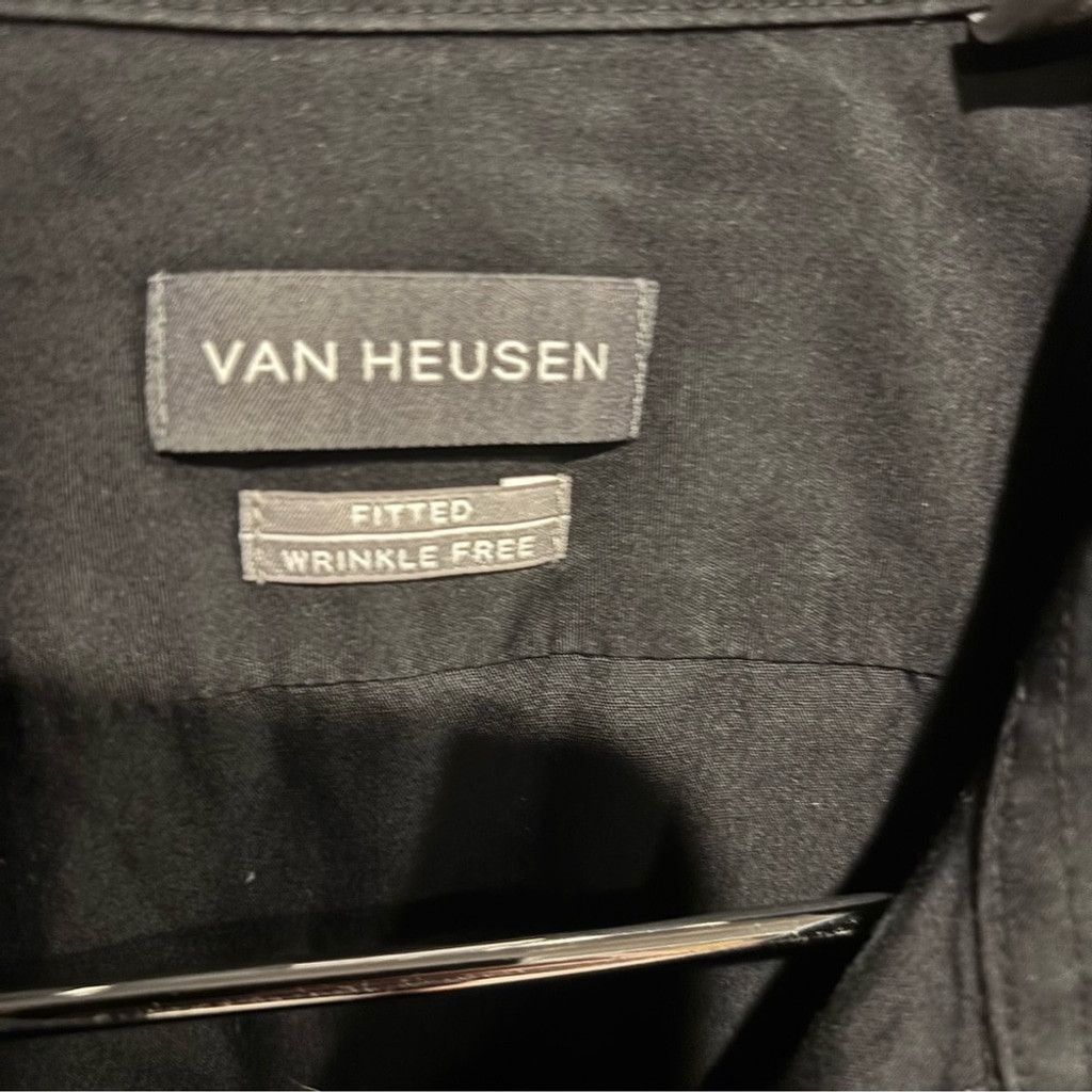Van Heusen Classic Black Men's Van Heusen Shirt Size US L / EU 52-54 / 3 - 2 Thumbnail