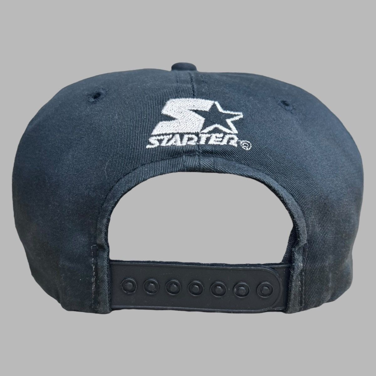 NFL × Starter × Vintage Vintage 1990s NFL Los Angeles Rams Helmet Black Starter Hat Size ONE SIZE - 4 Thumbnail