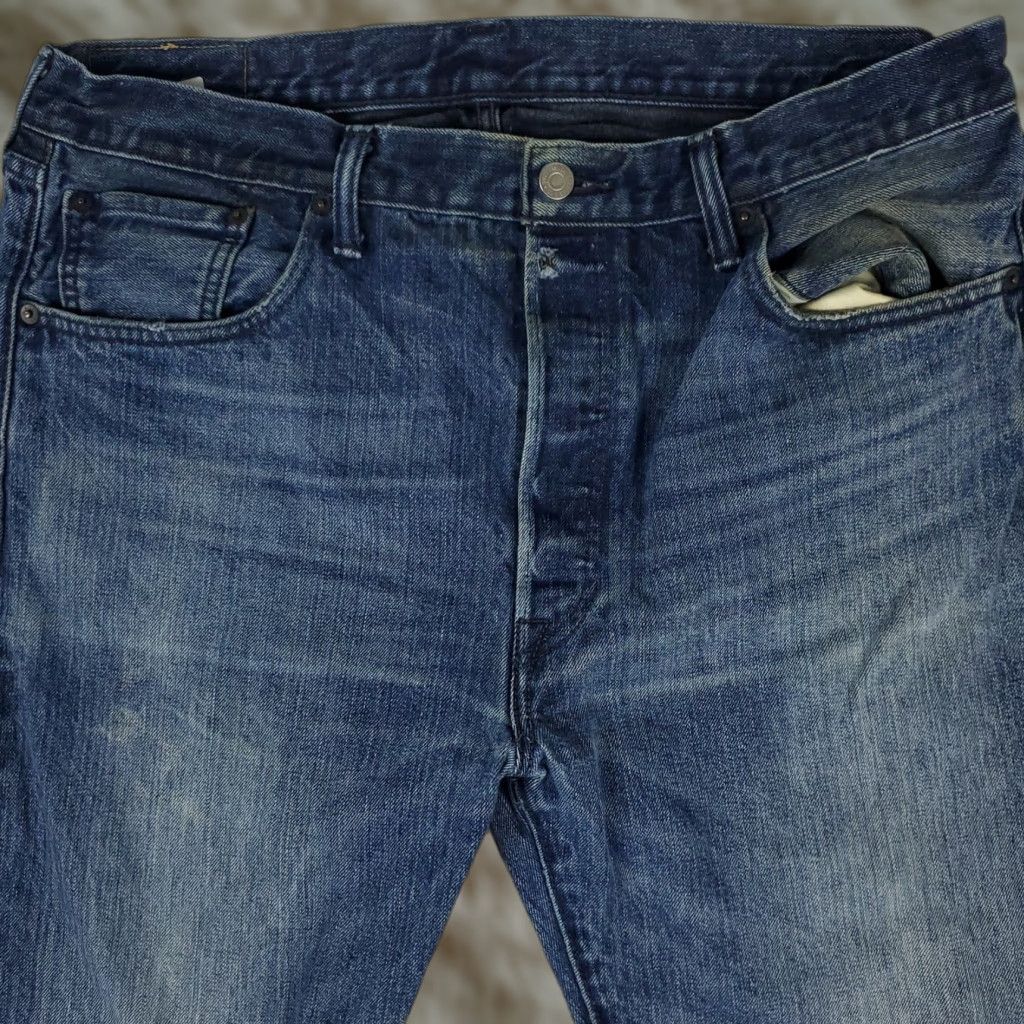 Levi's Levi's 501 Jeans Men's Regular Fit Mid Rise Blue Denim Pants 36x30 Button Fly Straight Leg 5-Pocket USA Modern Classic Vintage: No Size US 36 / EU 52 - 1 Thumbnail