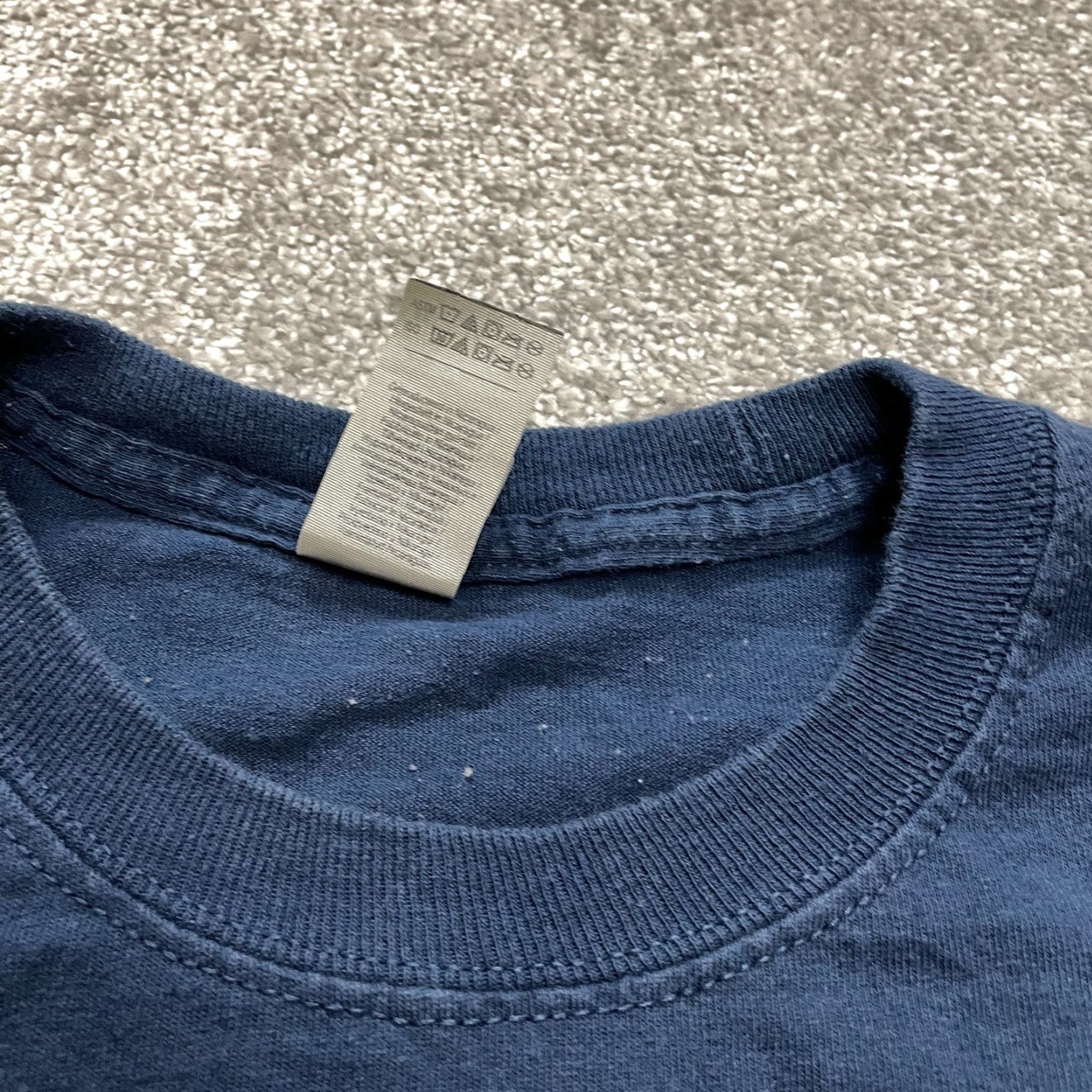 Gildan Gildan Shirt Adult Medium Blue Long Sleeve Crew Neck Logo Size US M / EU 48-50 / 2 - 7 Thumbnail