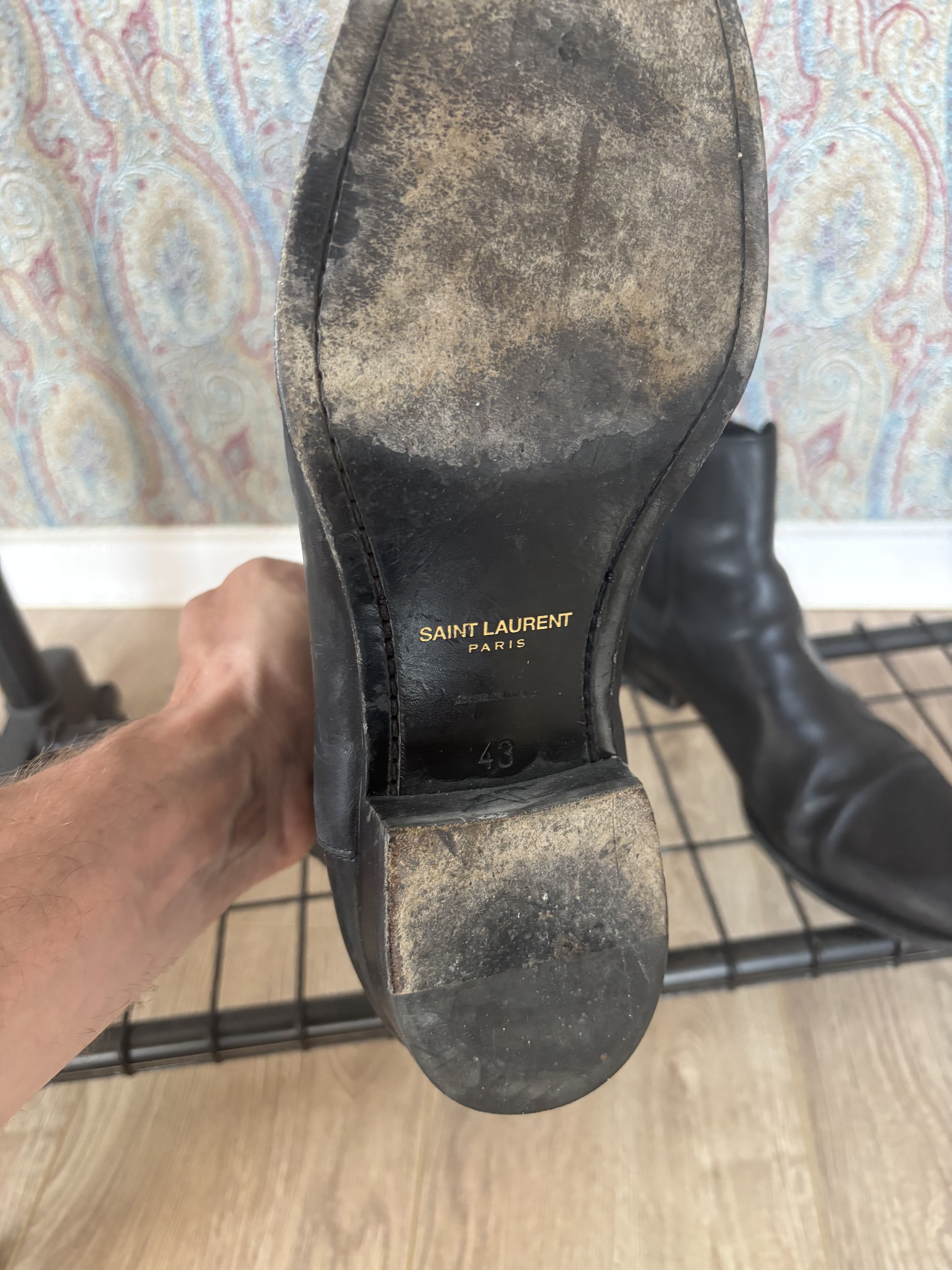Saint Laurent Paris Saint Laurent leather shoes Size US 10 / EU 43 - 3 Thumbnail
