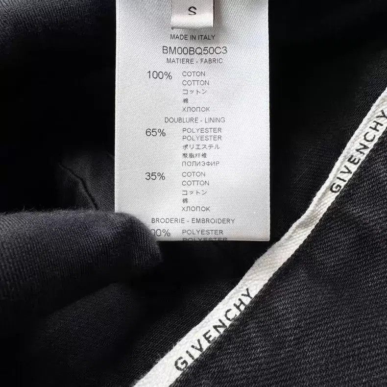 Givenchy Givenchy Black Washed Distressed Button Back Embroidered L Size US S / EU 44-46 / 1 - 5 Thumbnail