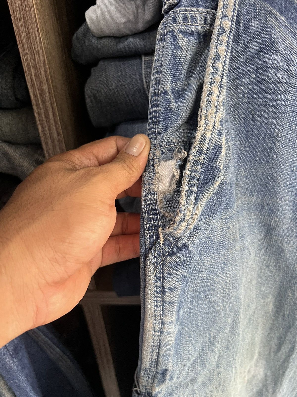 Carhartt 🔥Very Rare Vintage Carhartt Samples Carpenter Pant Size US 33 - 5 Thumbnail