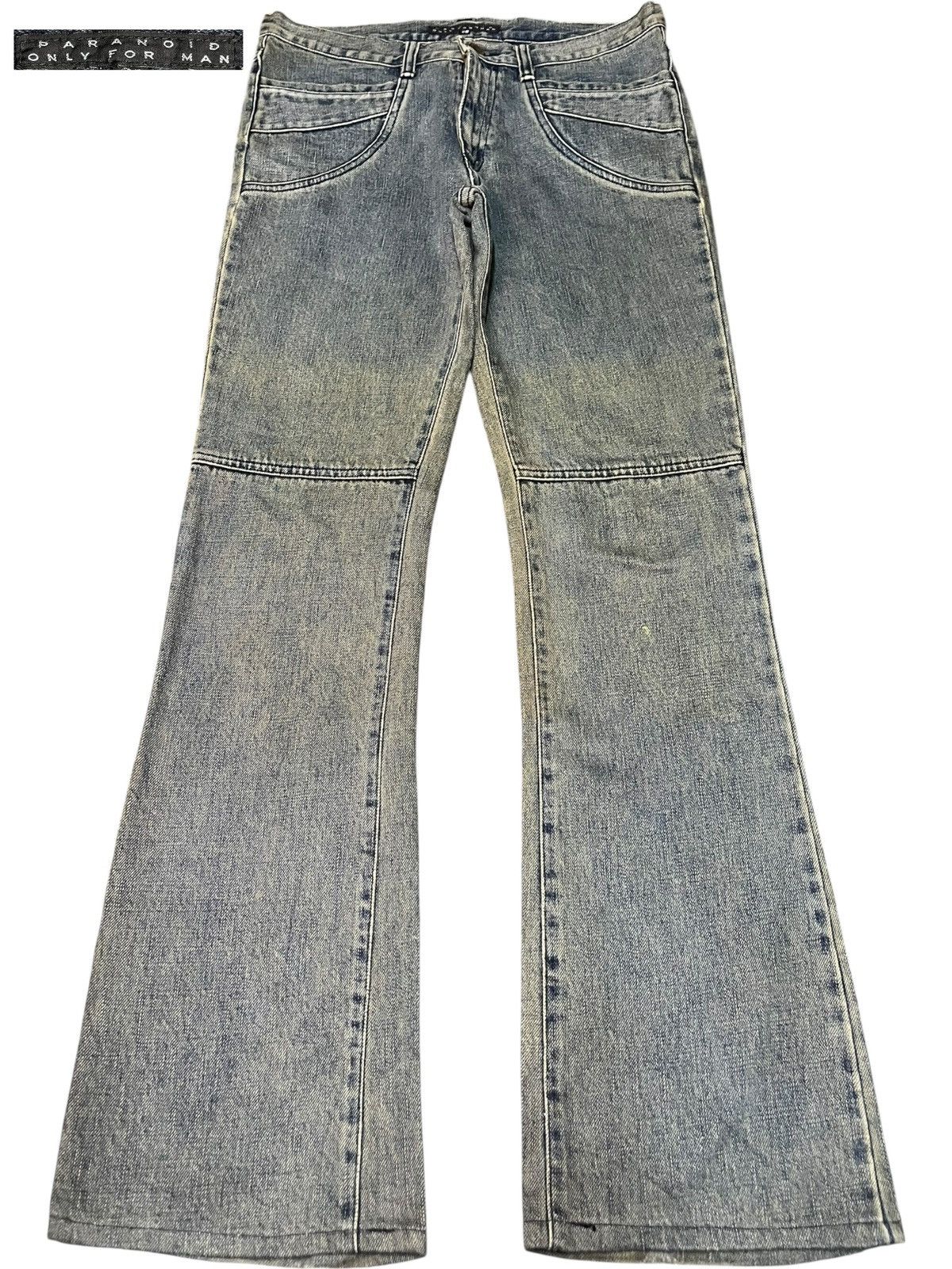 Hysteric Glamour Vintage Japanese Brand Mud Wash Flare Jeans Size 31" - 1 Thumbnail