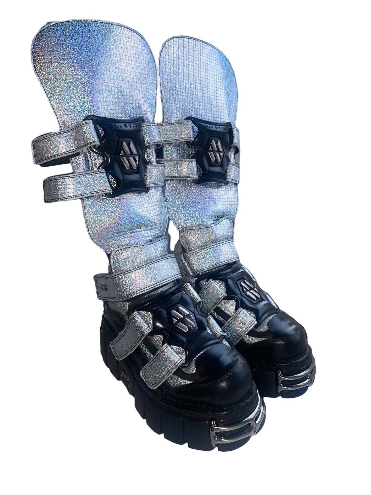 image of Avant Garde x New Rock M-1511-C8 Boots Size 37 in Black, Women's