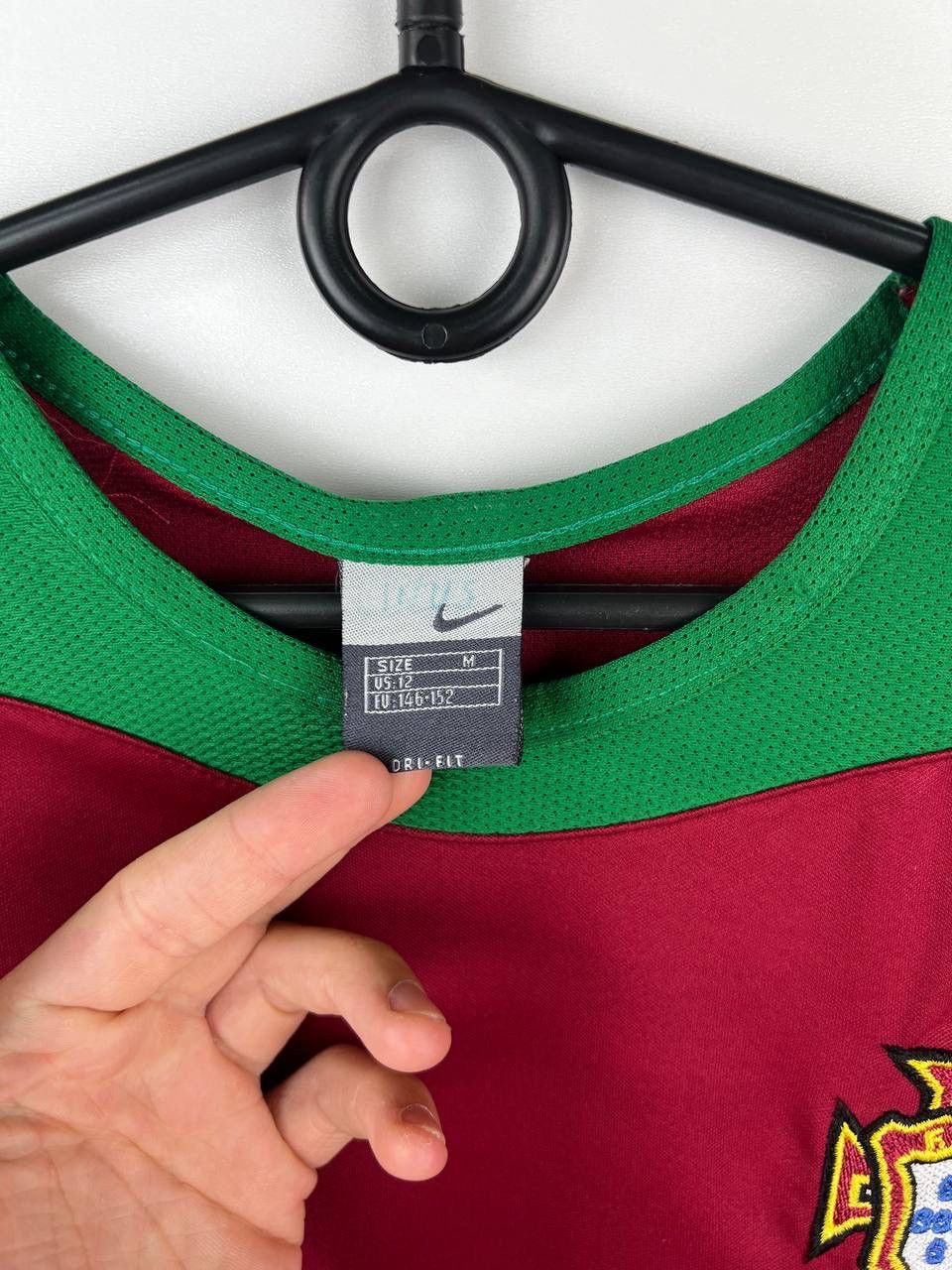 Nike × Vintage Nike Portugal Figo vintage t-shirts size M Size US M / EU 48-50 / 2 - 4 Thumbnail