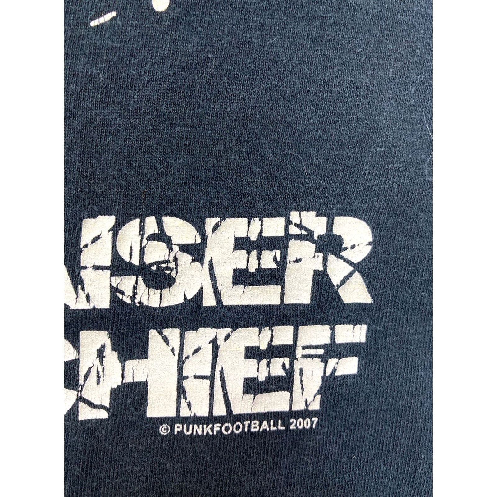 Vintage VINTAGE Punk Football Kaiser Chief 2007 Graphic T-shirt Men Large Black Soccer Size US L / EU 52-54 / 3 - 3 Thumbnail