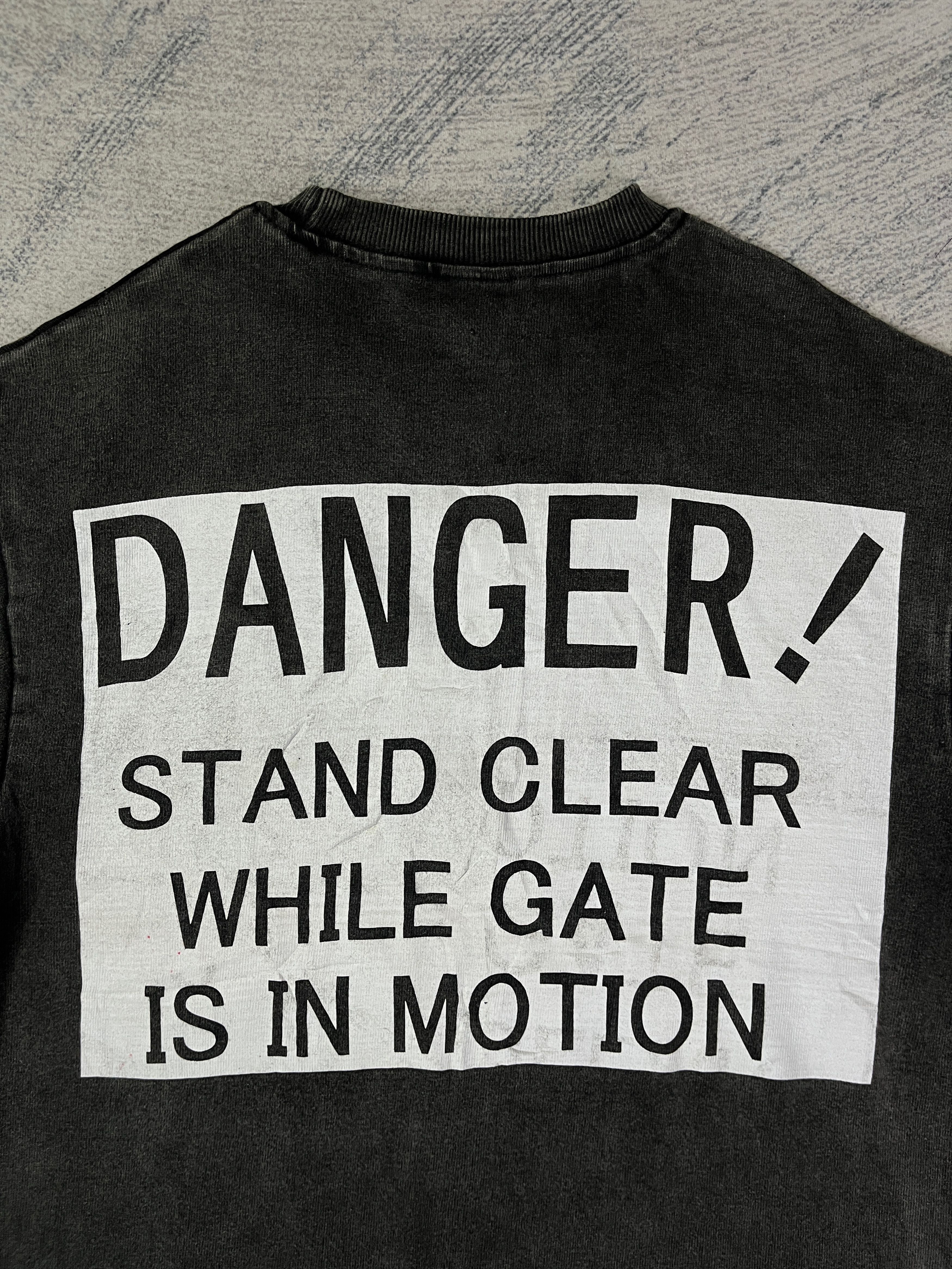PPFM PPFM Chain Stencil Art ‘DANGER’ Washed Tshirt Size US S / EU 44-46 / 1 - 3 Thumbnail