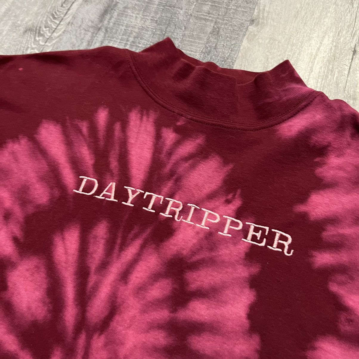 Vintage VTG Psychedelic Daytripper Tie Dye Long Sleeve Hippie Shirt Size L / US 10 / IT 46 - 2 Thumbnail
