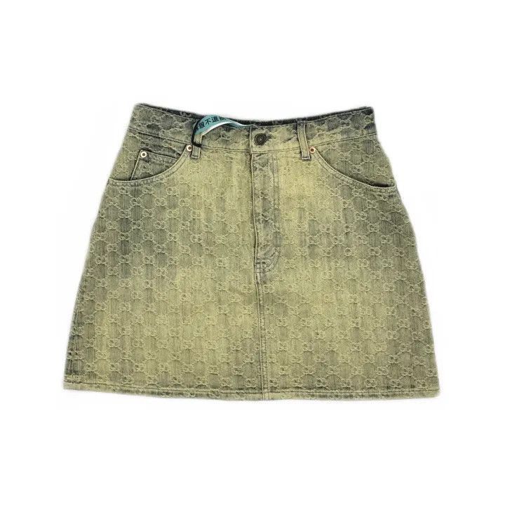 Other Gucci SS22 GG A-Line Denim Skirt-2507 Size 41" - 1 Thumbnail