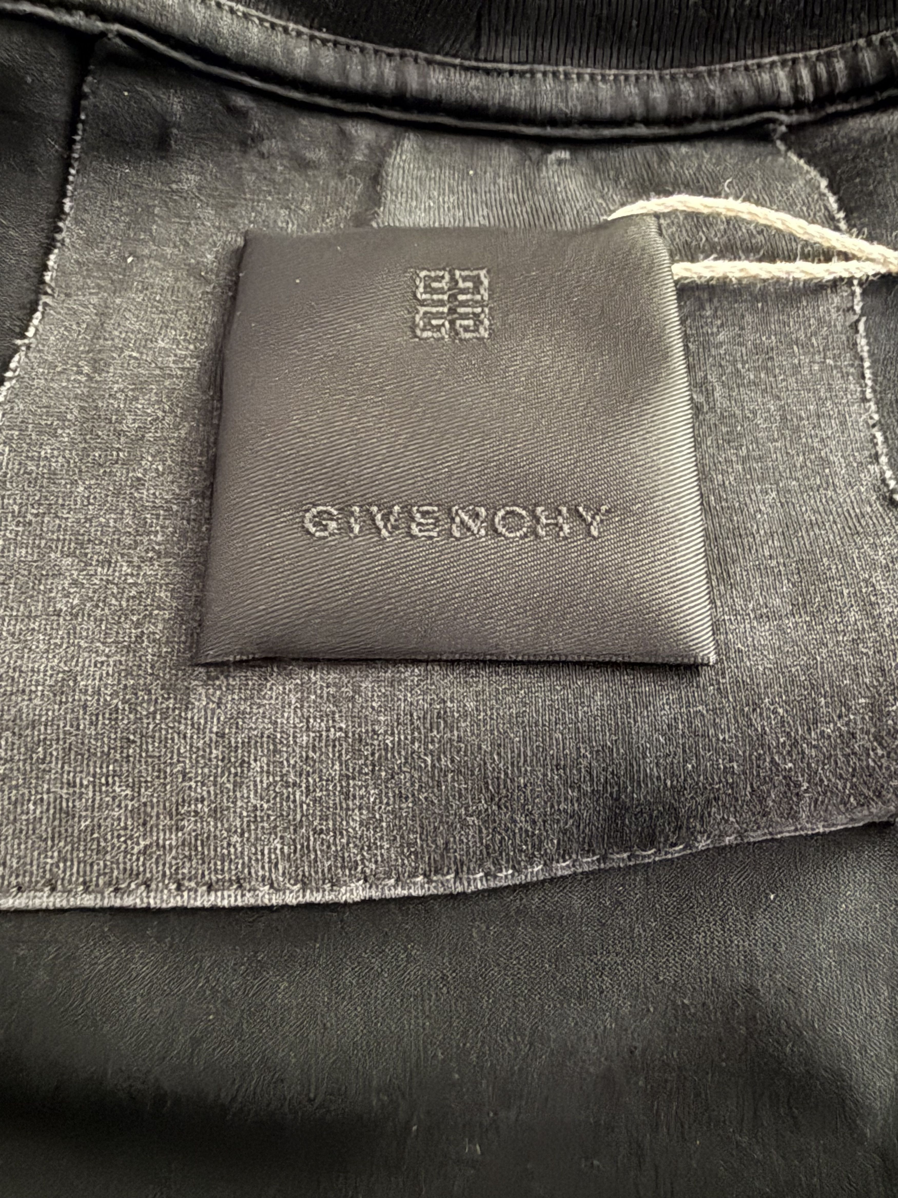 Givenchy Double Layer Embroidered Long Sleeve Tee Shirt Black Size US XL / EU 56 / 4 - 12 Thumbnail