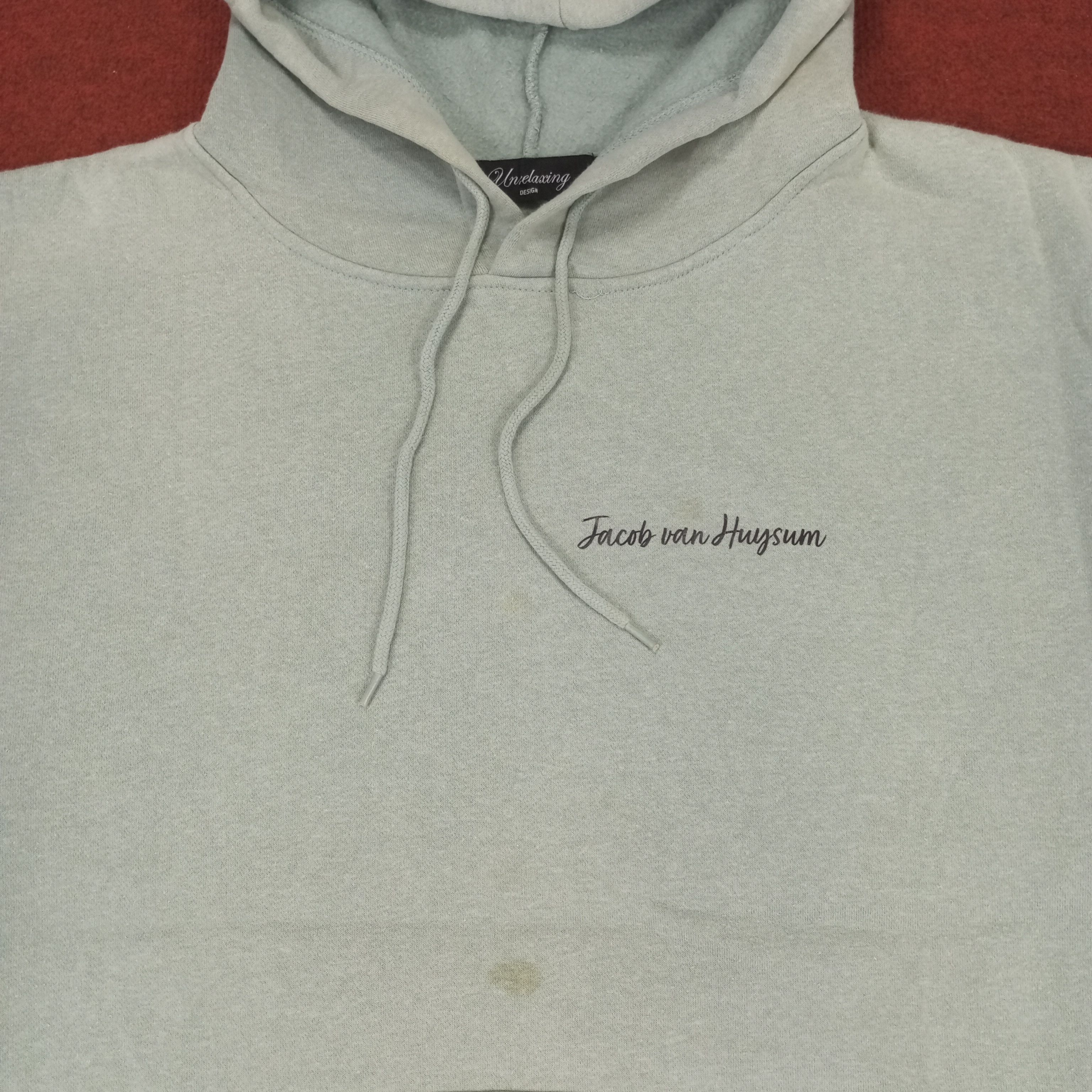 Vintage Jacob Van Huysum Flower Art Design Style Hoodies Size US L / EU 52-54 / 3 - 4 Thumbnail