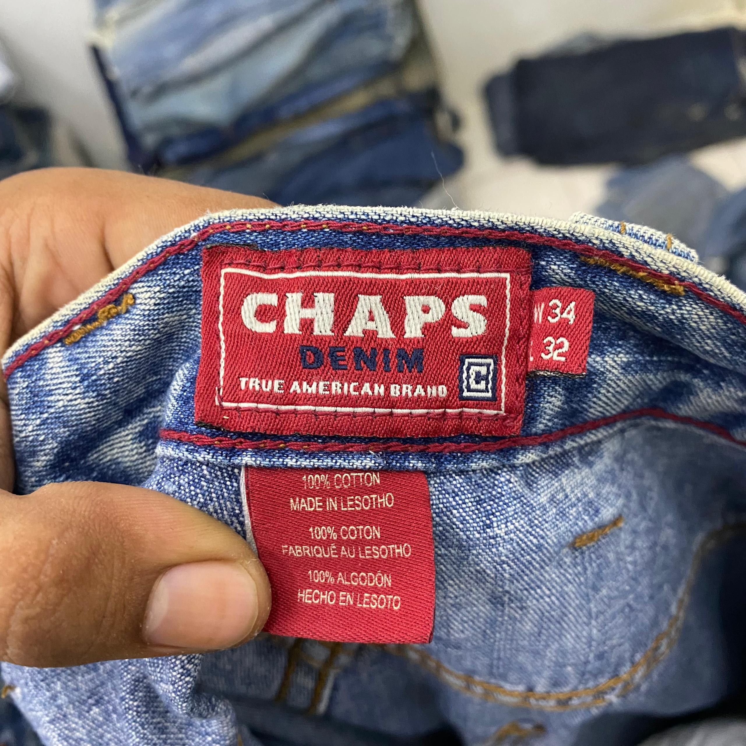 Chaps 💥Best Offer💥Vintage Chap Denim Canperter Distressed Denim Size US 34 / EU 50 - 17 Thumbnail