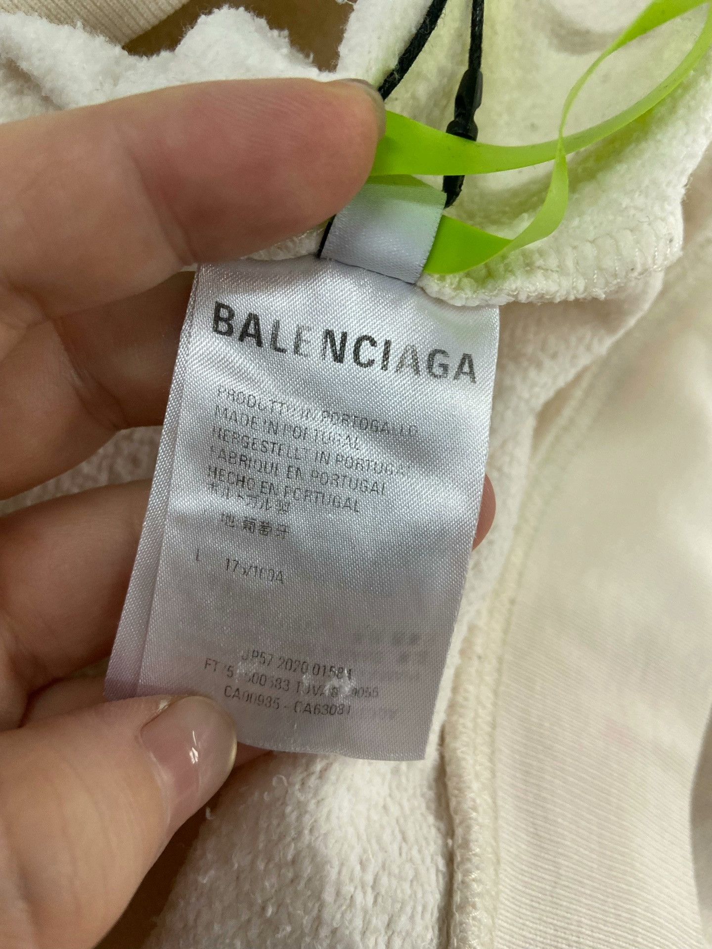 Balenciaga Balenciaga Logo Print Hoodie Size US L / EU 52-54 / 3 - 4 Thumbnail