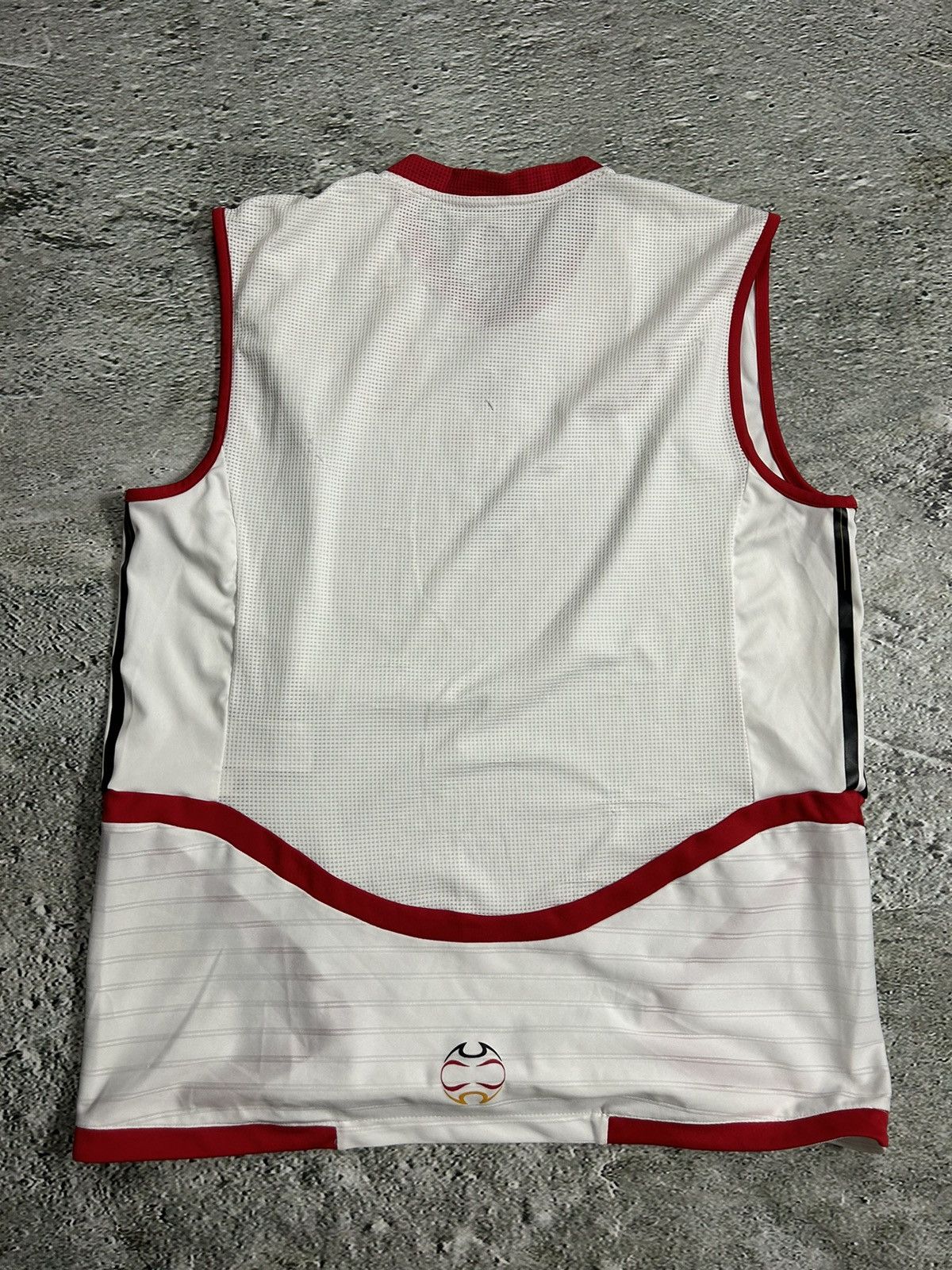 Adidas × Vintage Germany vintage adidas tank top white jersey Size US L / EU 52-54 / 3 - 9 Thumbnail