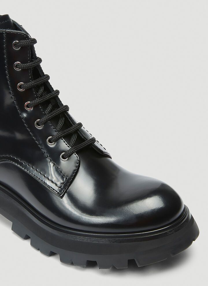Alexander McQueen o1w1db10925 Wander Boot in Black Size US 8 / IT 38 - 5 Thumbnail
