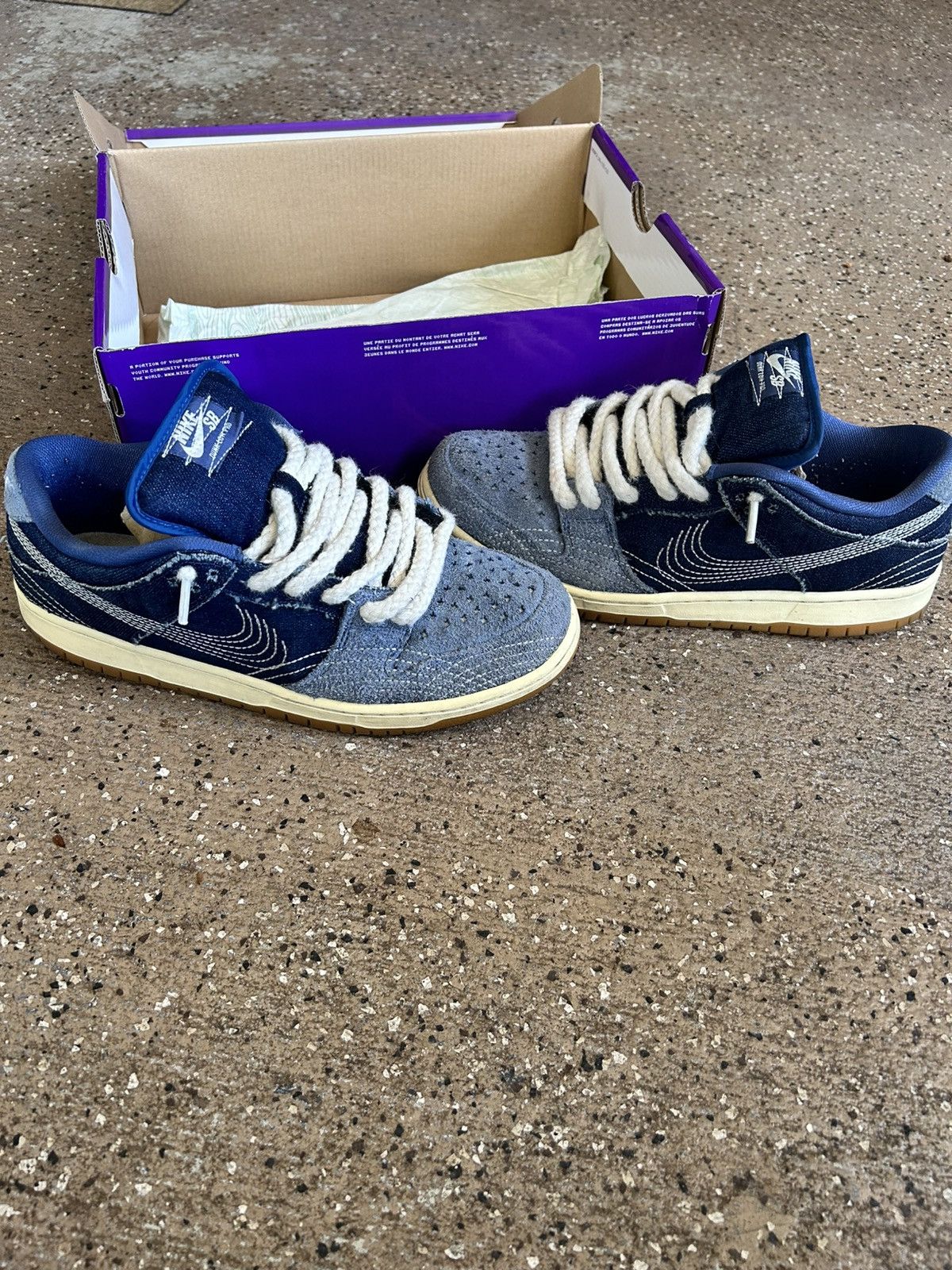 Nike SB Nike Dunk Low Premium Sashiko Size US 9.5 / EU 42-43 - 1 Thumbnail