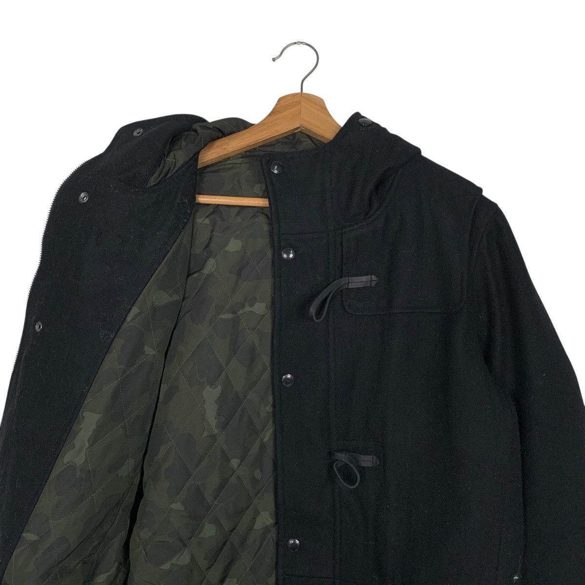 Japanese Brand Freak’s Store Hooded Wool Duffle Jacket Size US L / EU 52-54 / 3 - 11 Thumbnail