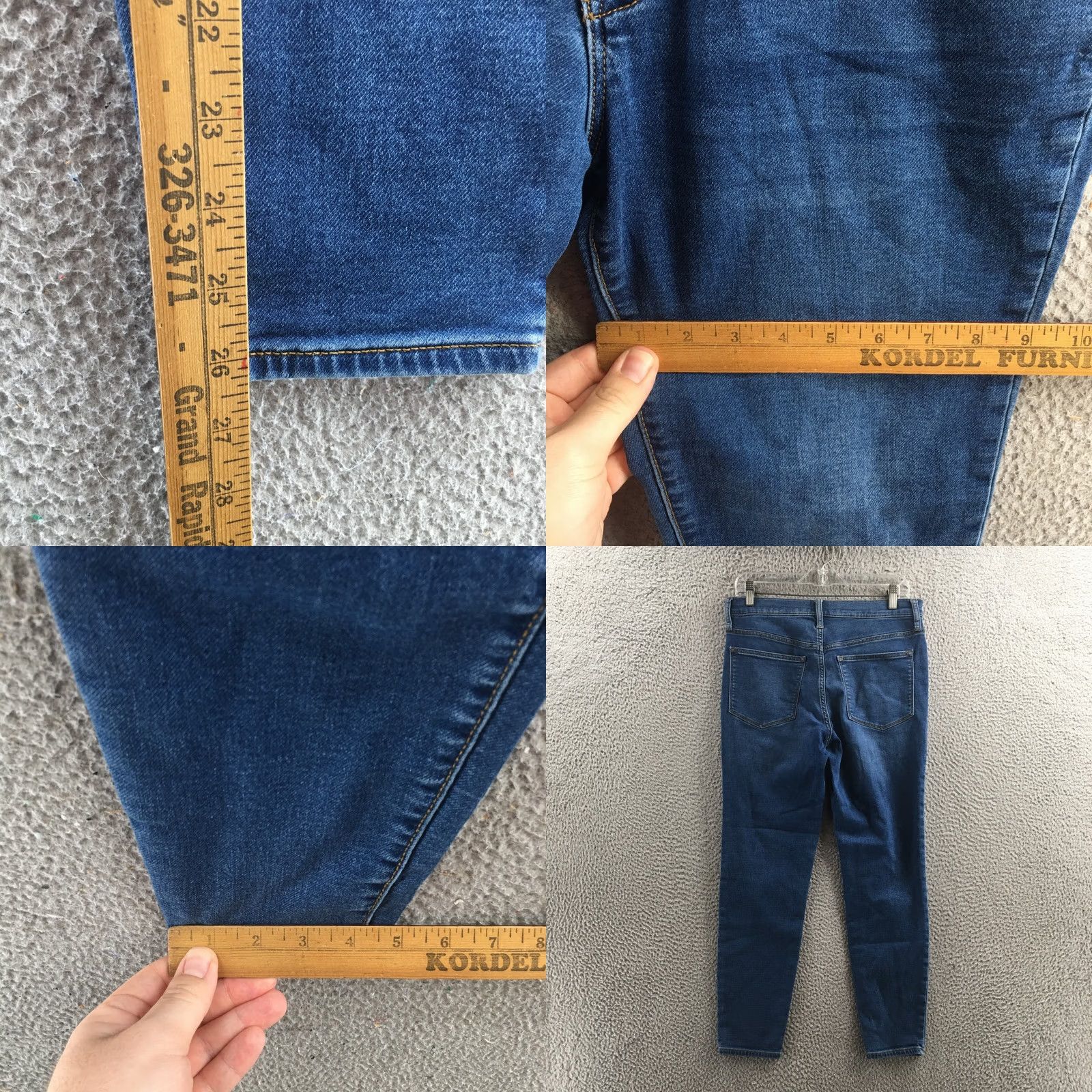 J.Crew J.Crew Skinny Jeans Womens 30 Mid Rise Medium Blue Zip Fly Stretch Denim Casual Size 30" / US 8 / IT 44 - 8 Thumbnail